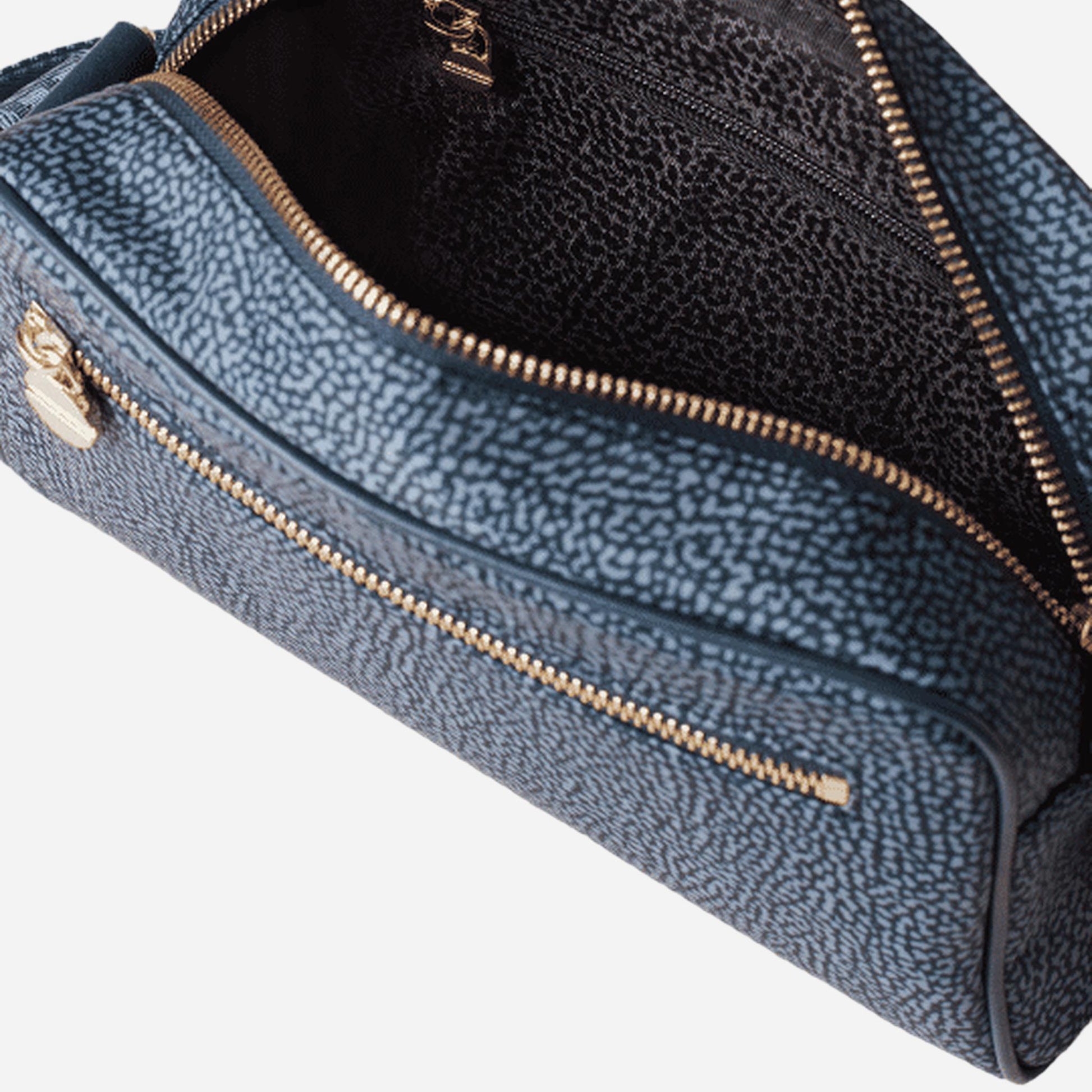 borbonese ECO LINE BORSA CAMERA CASE Blu lapis 