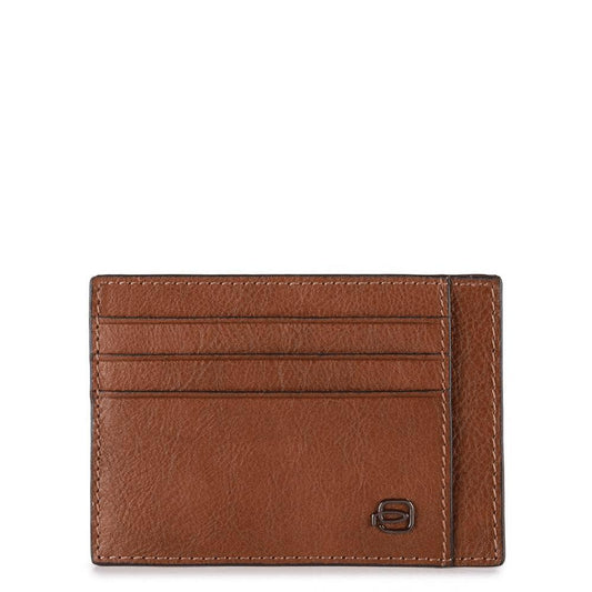 PIQUADRO Porta carte di credito in pelle Cuoio 