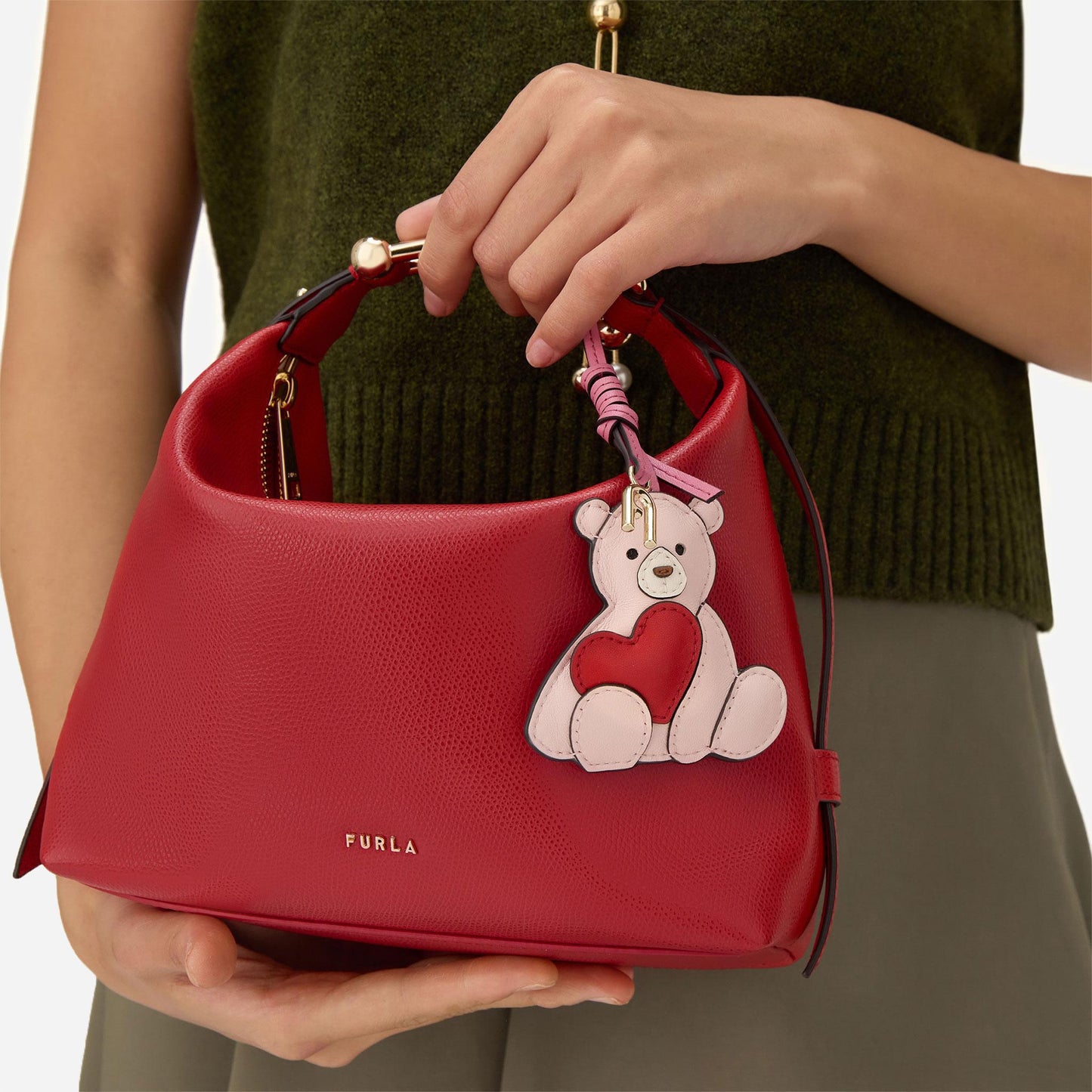 FURLA Furla Allegra Charm TONI DUSTY PINK 