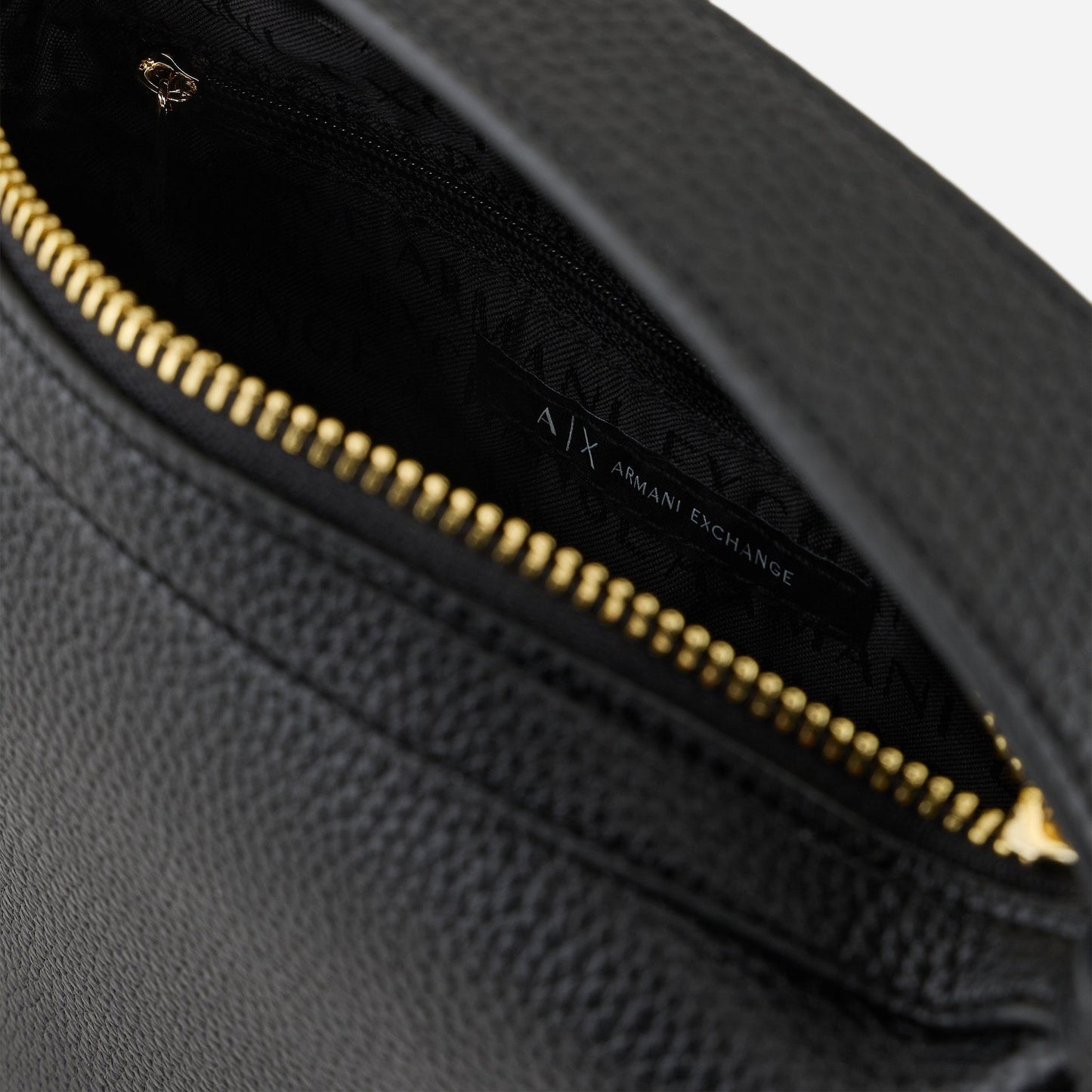ARMANI EXCHANGE Borsa media a spalla BLACK 