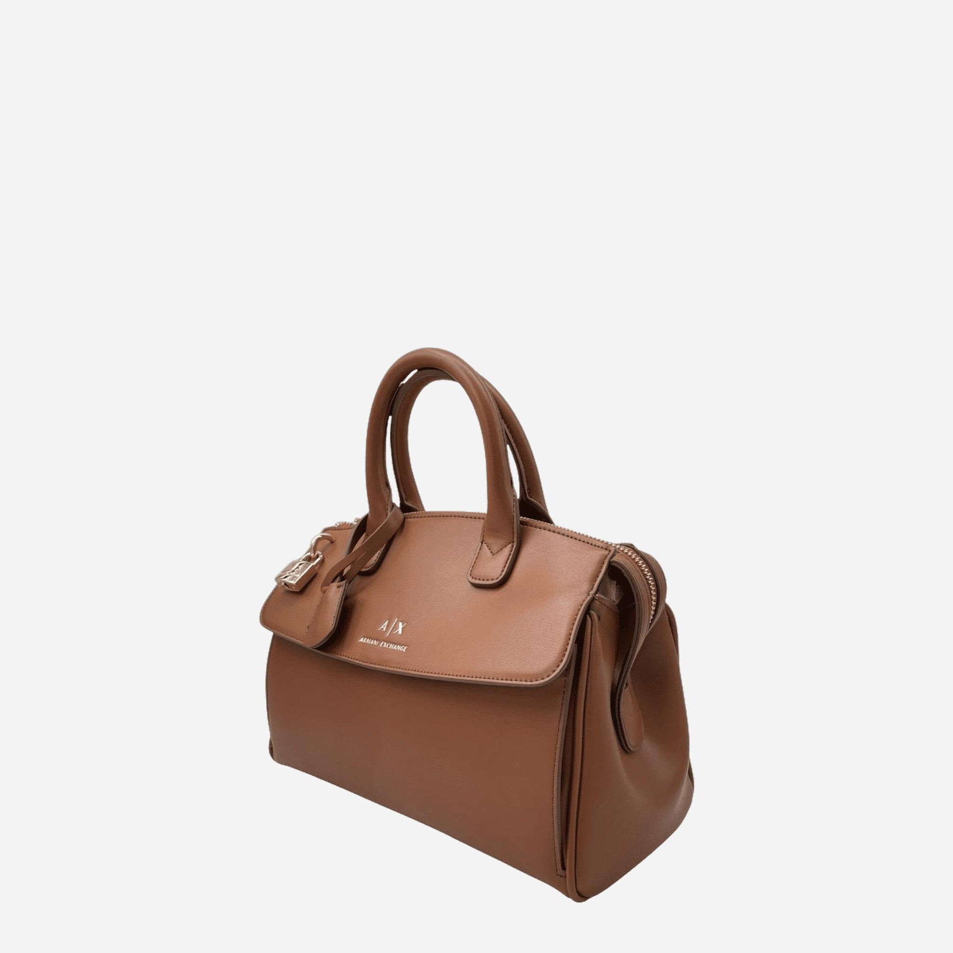 ARMANI EXCHANGE Borsa a mano in ecopelle BLACK 