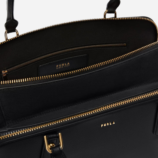 FURLA Furla Giulia Borsa Boston L Nero 