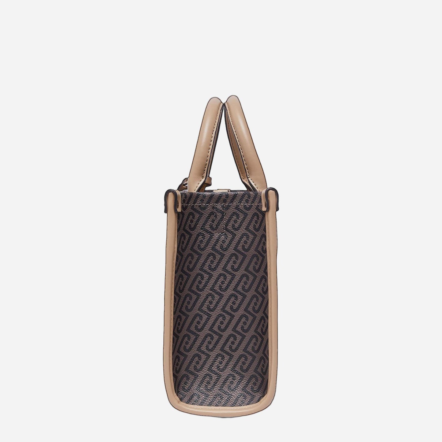 LIU JO Borsa piccola jacquard Testa moro/dk.cipria 