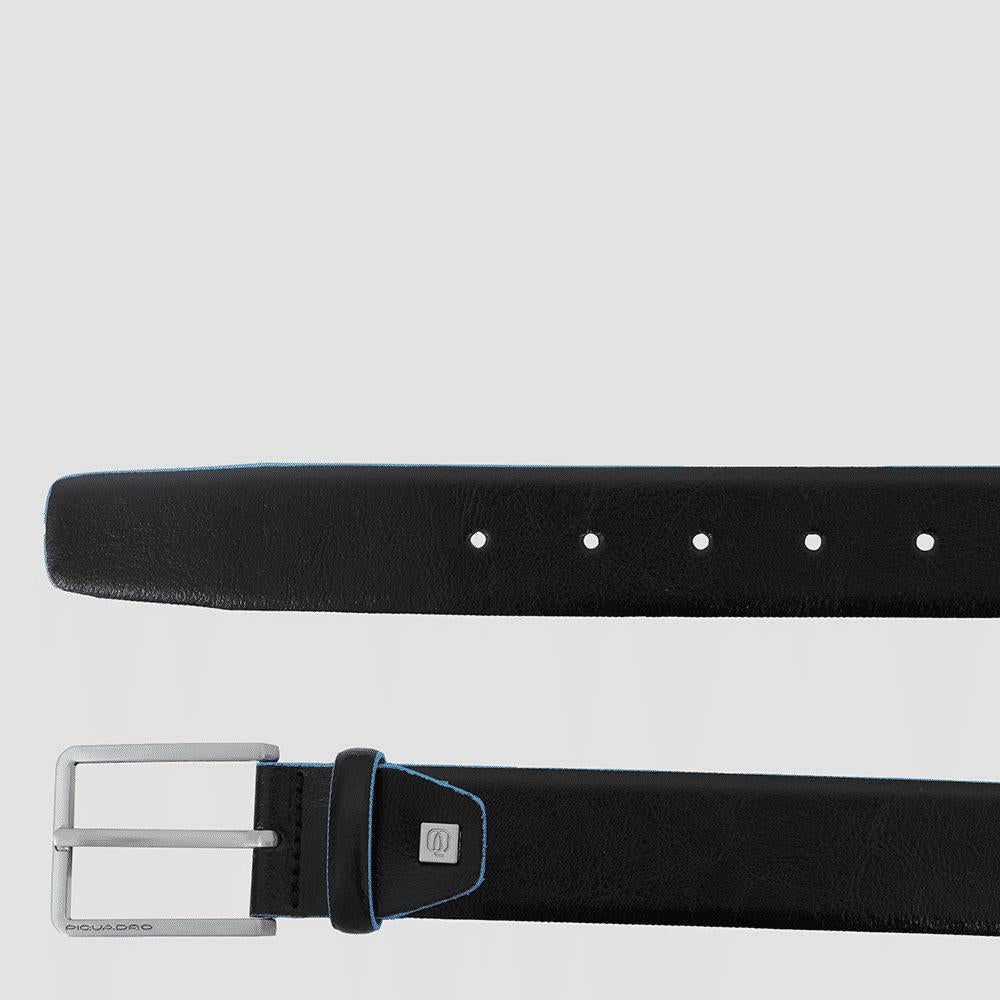 PIQUADRO Cintura uomo in pelle Nero 