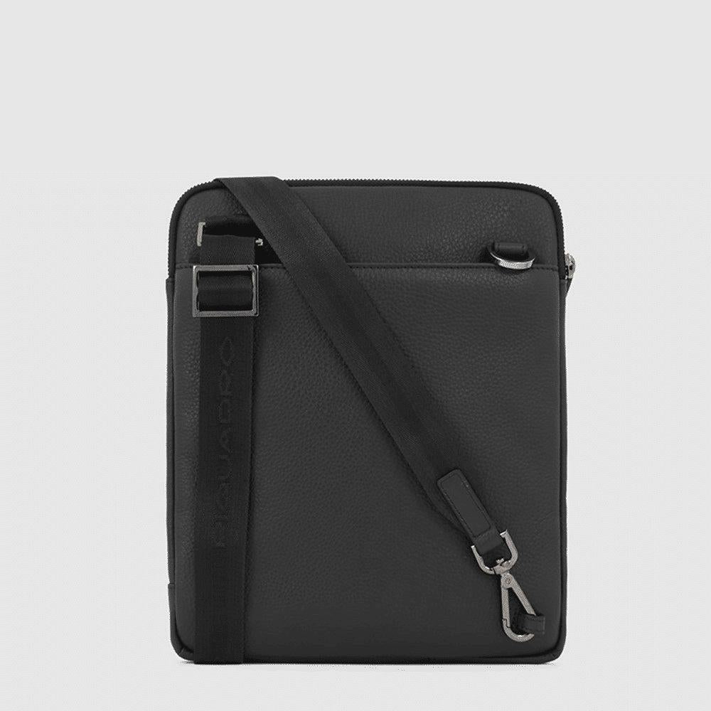 PIQUADRO Borsello uomo porta iPad® in pelle Nero 