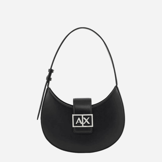 ARMANI EXCHANGE Borsa a tracolla in tessuto BLACK 