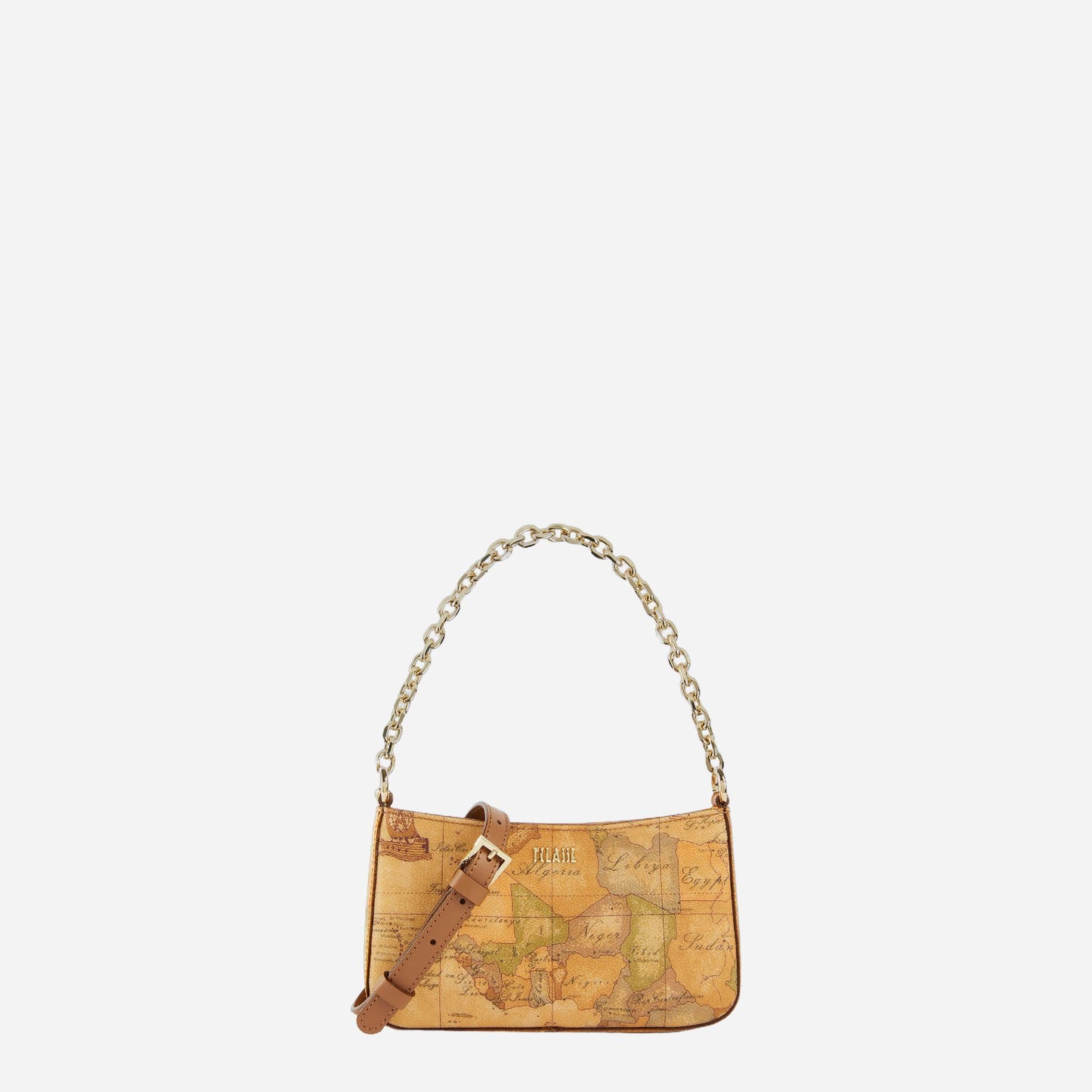 ALVIERO MARTINI Pochette con tracolla in tessuto Geo Classic Naturale Geo Classic 
