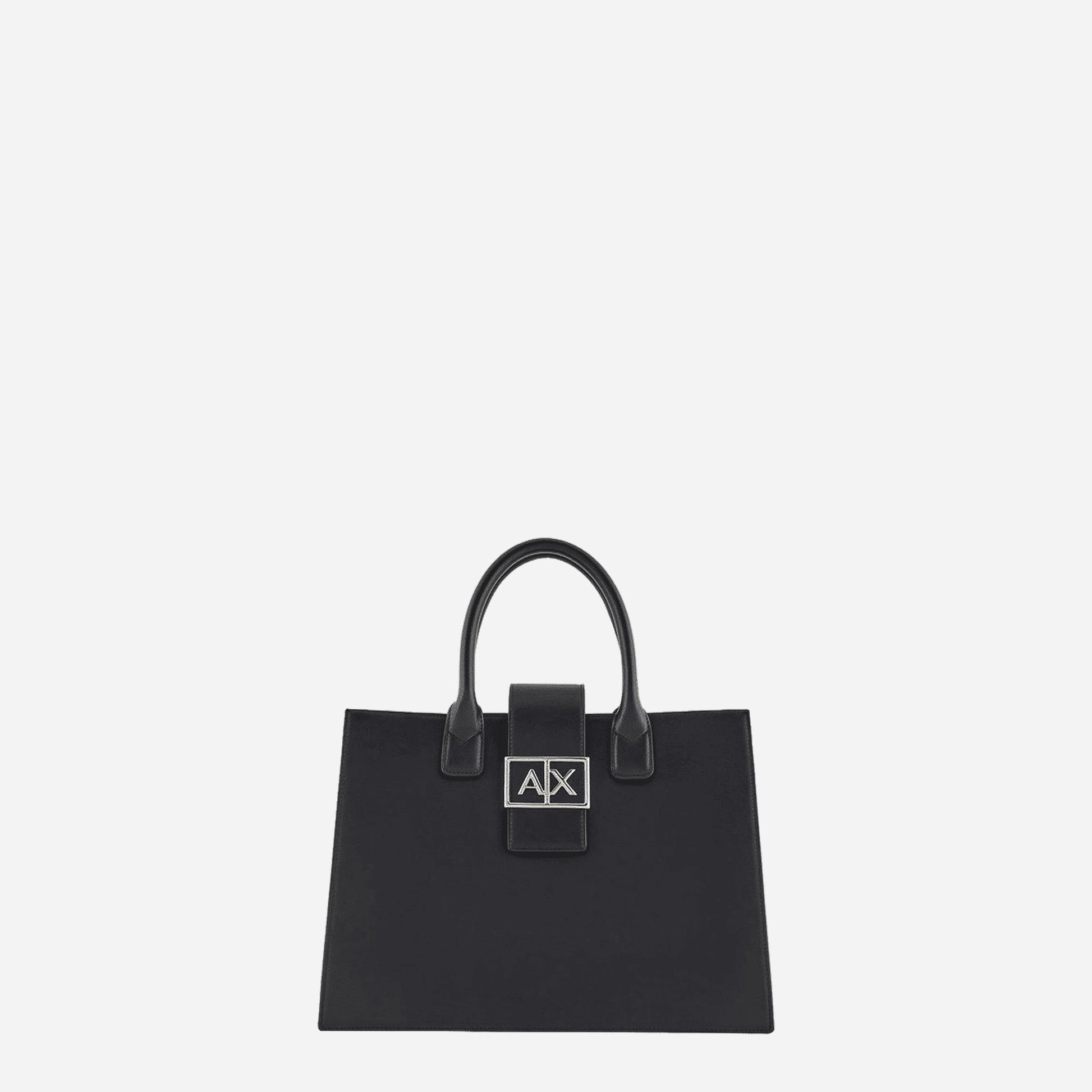 ARMANI EXCHANGE Jodie Tote Borsa a spalla con tracolla regolabile BLACK 