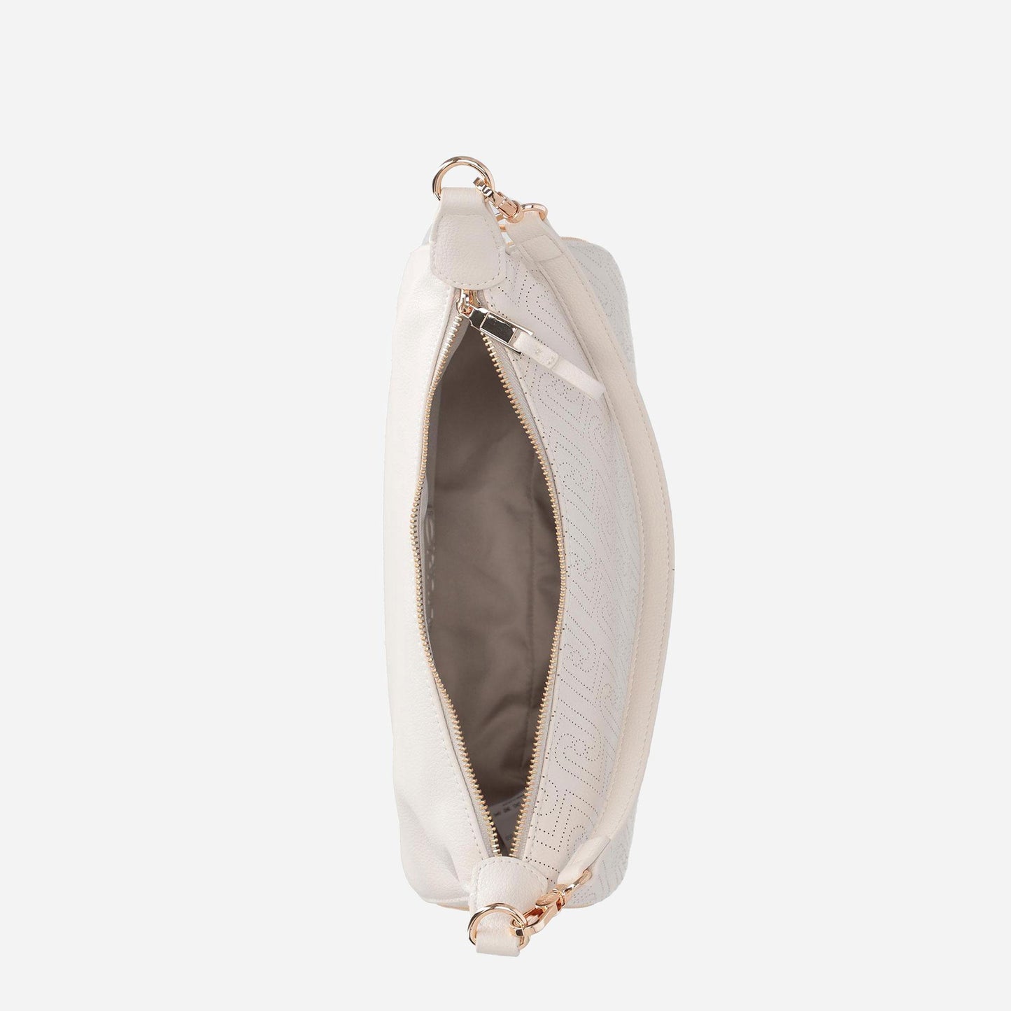 LIU JO Borsa a spalla media jacquard CREAM 