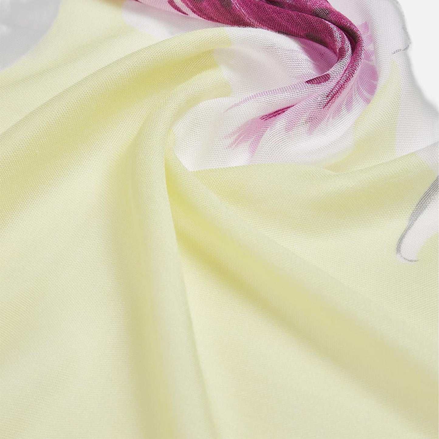 LIU JO Foulard grande con orchidea Avocado 