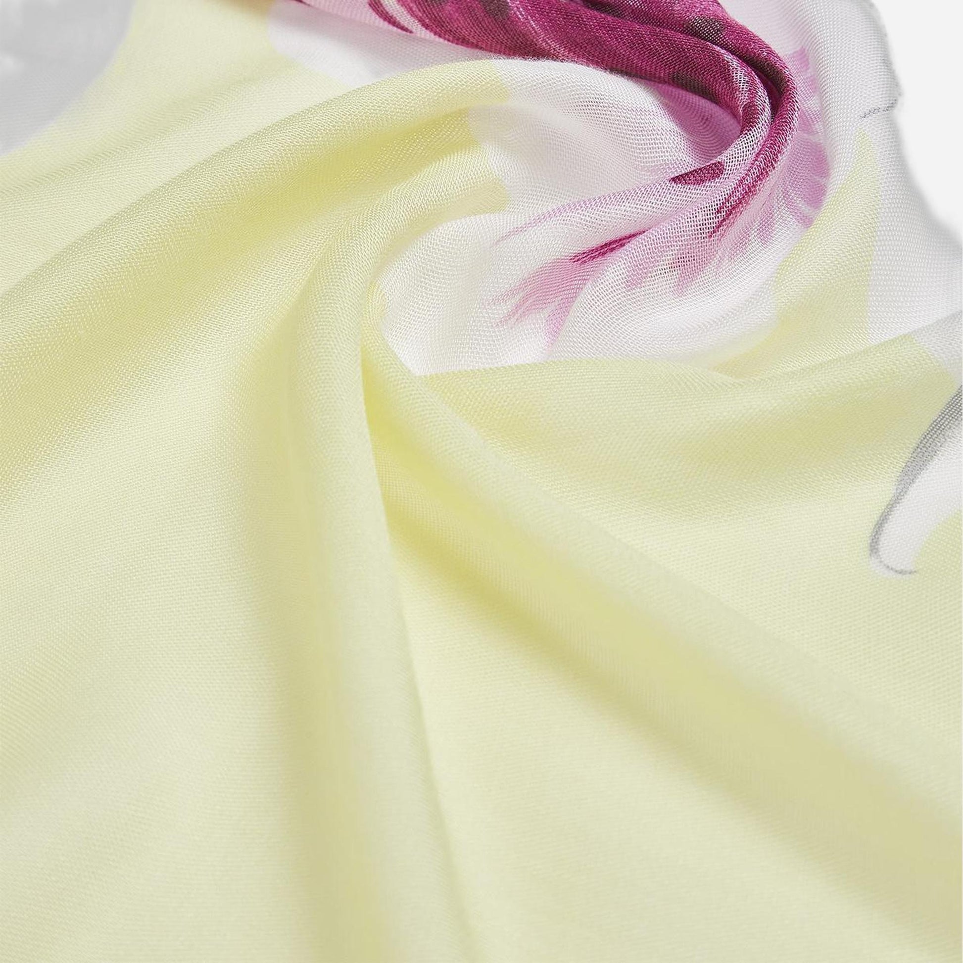 LIU JO Foulard grande con orchidea Avocado 