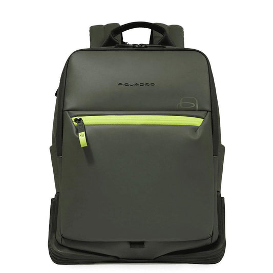PIQUADRO Zaino per computer e iPad® VERDE SCURO 