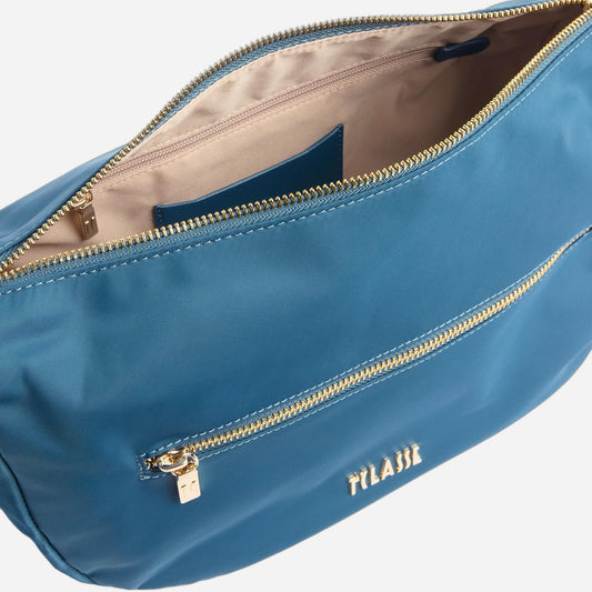 ALVIERO MARTINI Tracolla mezzaluna BLU PACIFICO 