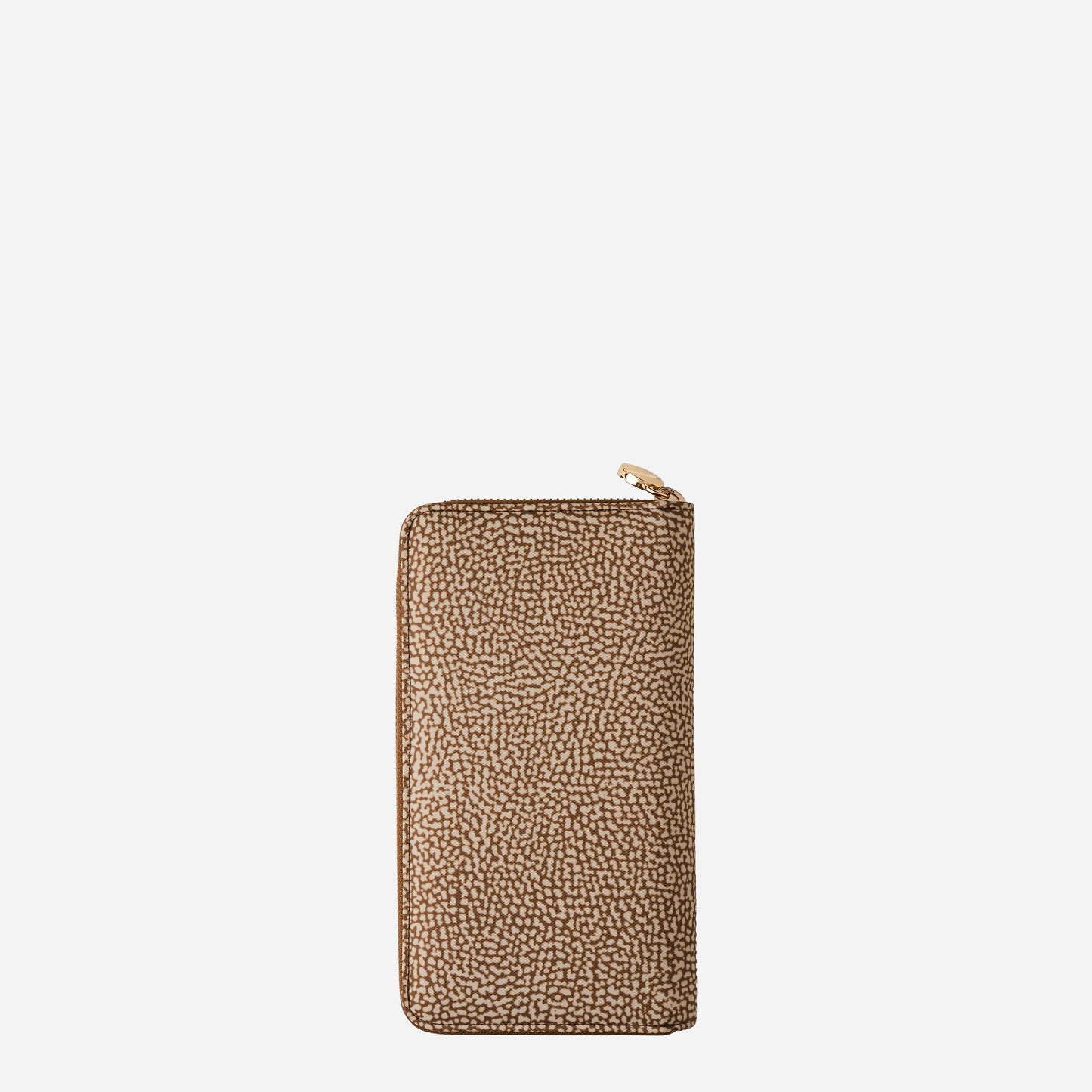 borbonese PORTAFOGLIO LARGE ZIP AROUND Beige/marrone 