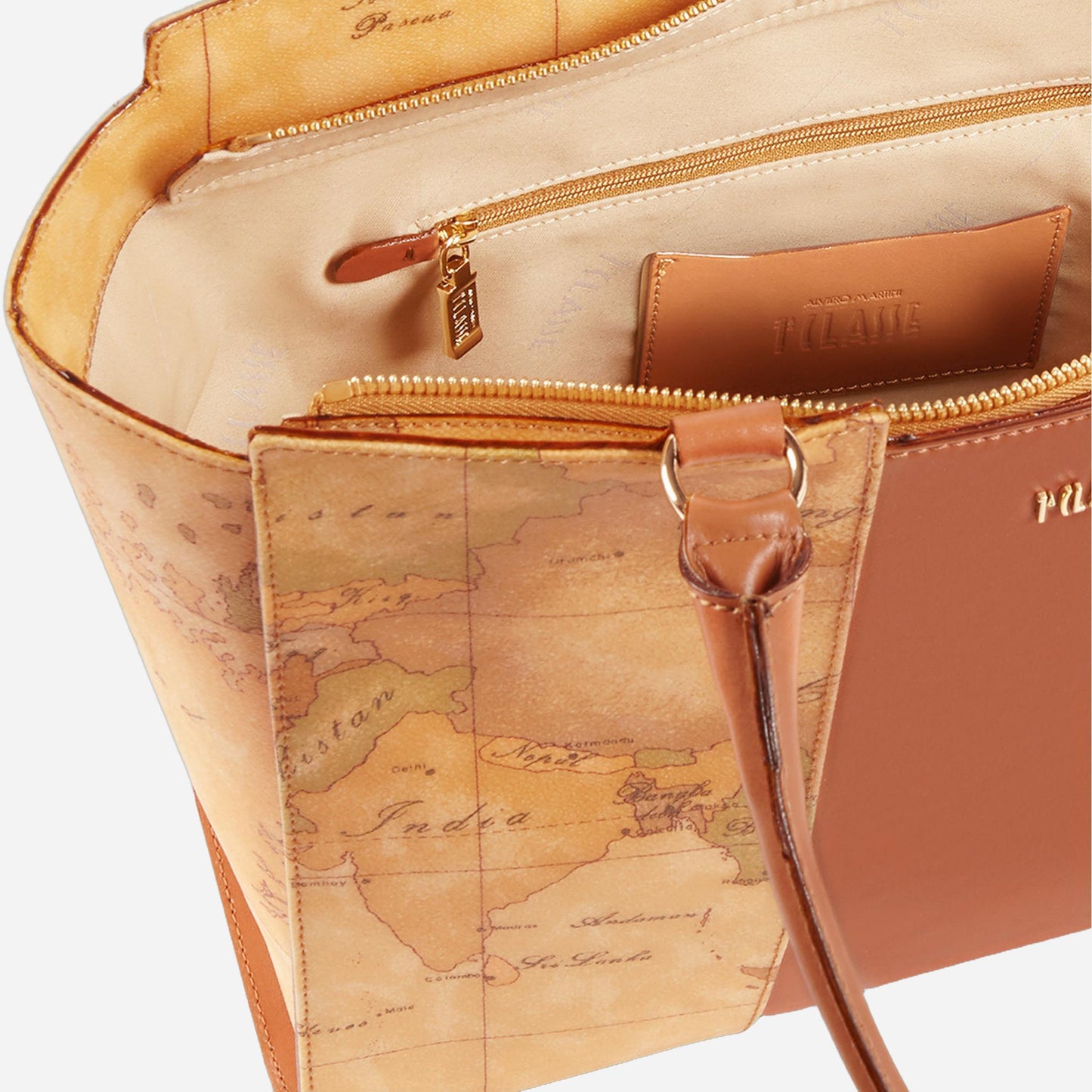 ALVIERO MARTINI Geo Classic Borsa shopping con banda centrale Geo Classic 
