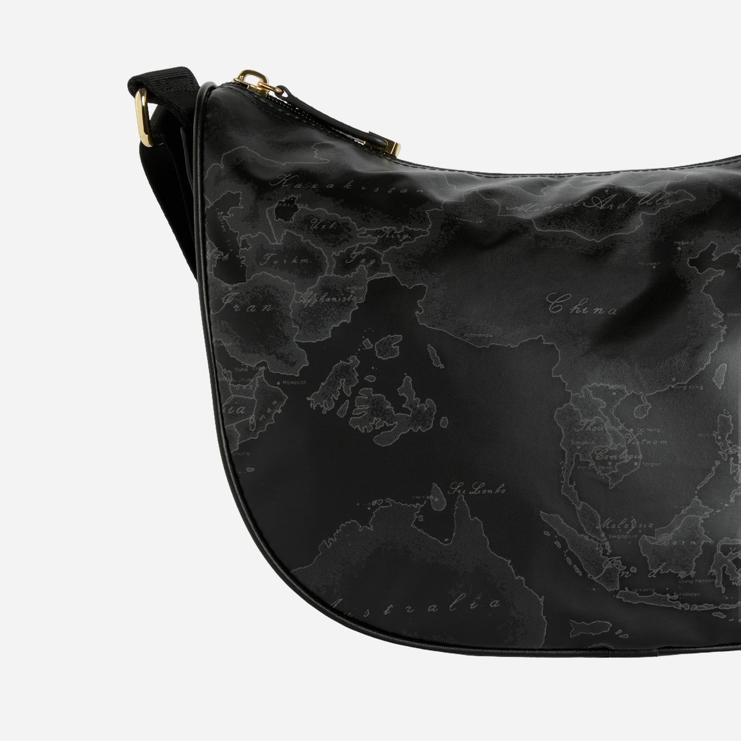 ALVIERO MARTINI Geo Soft Black tracolla a mezzaluna media Geo Black 