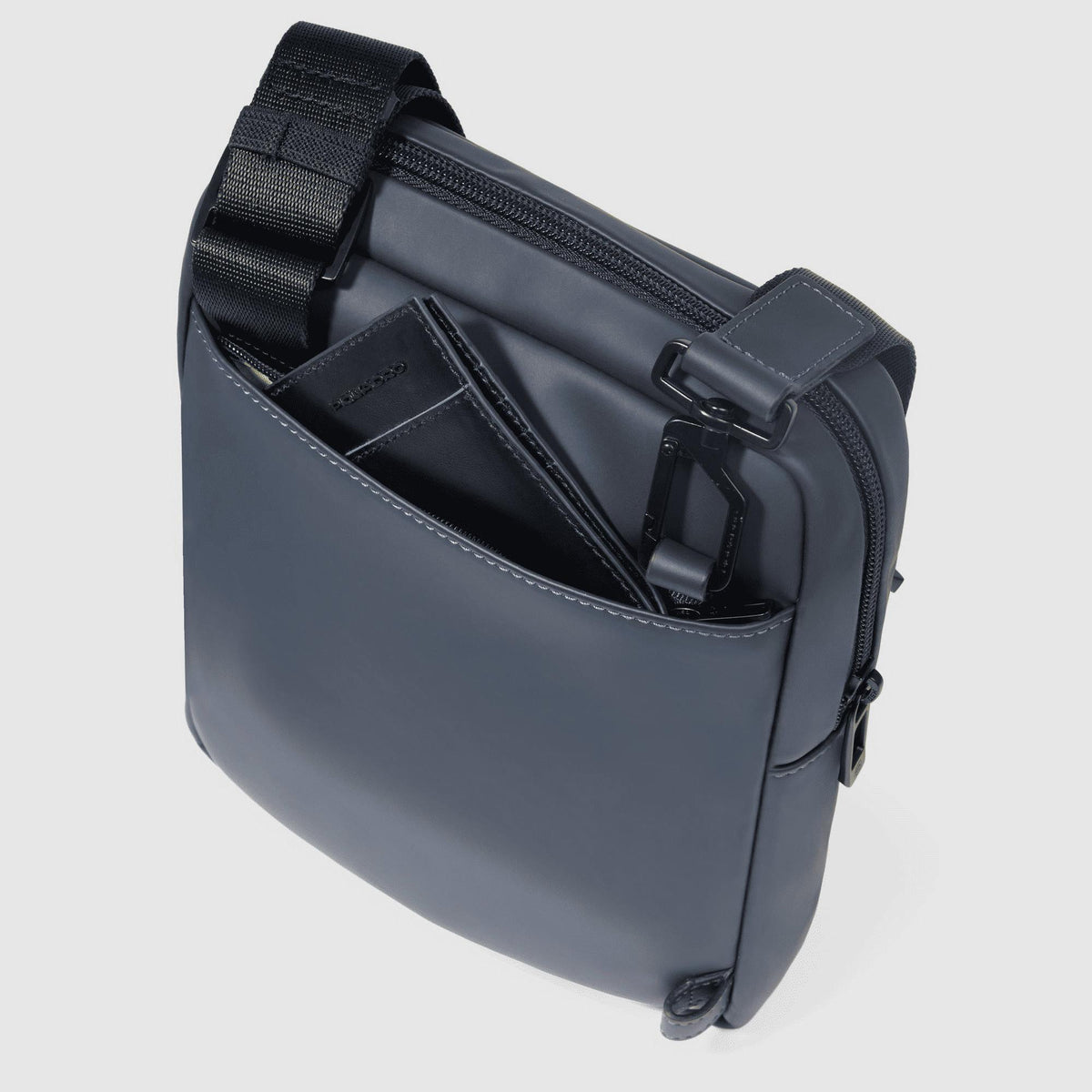 PIQUADRO Borsello organizzato con scomparto porta iPad®mini Blu 