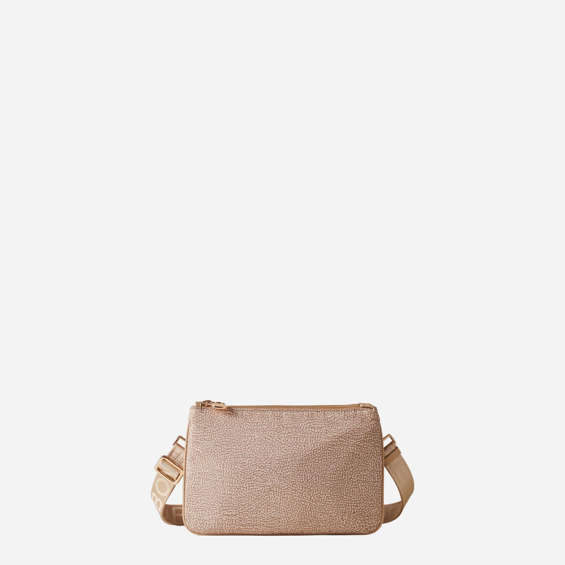 borbonese LUNA BAG SMALL Sabbia 