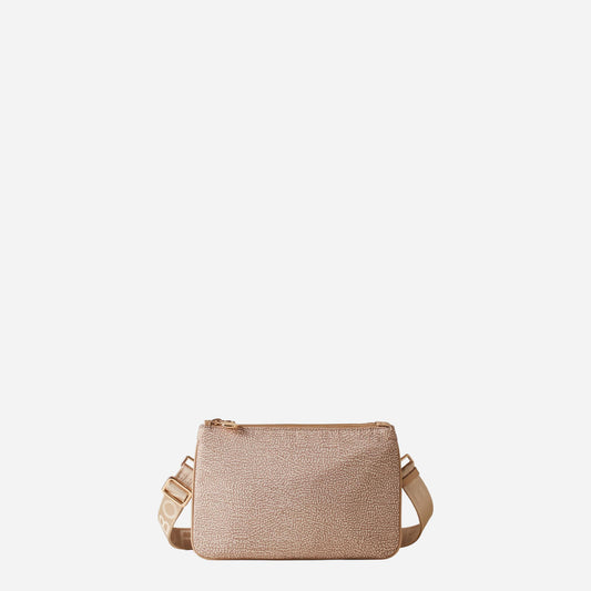 borbonese LUNA BAG SMALL Sabbia 