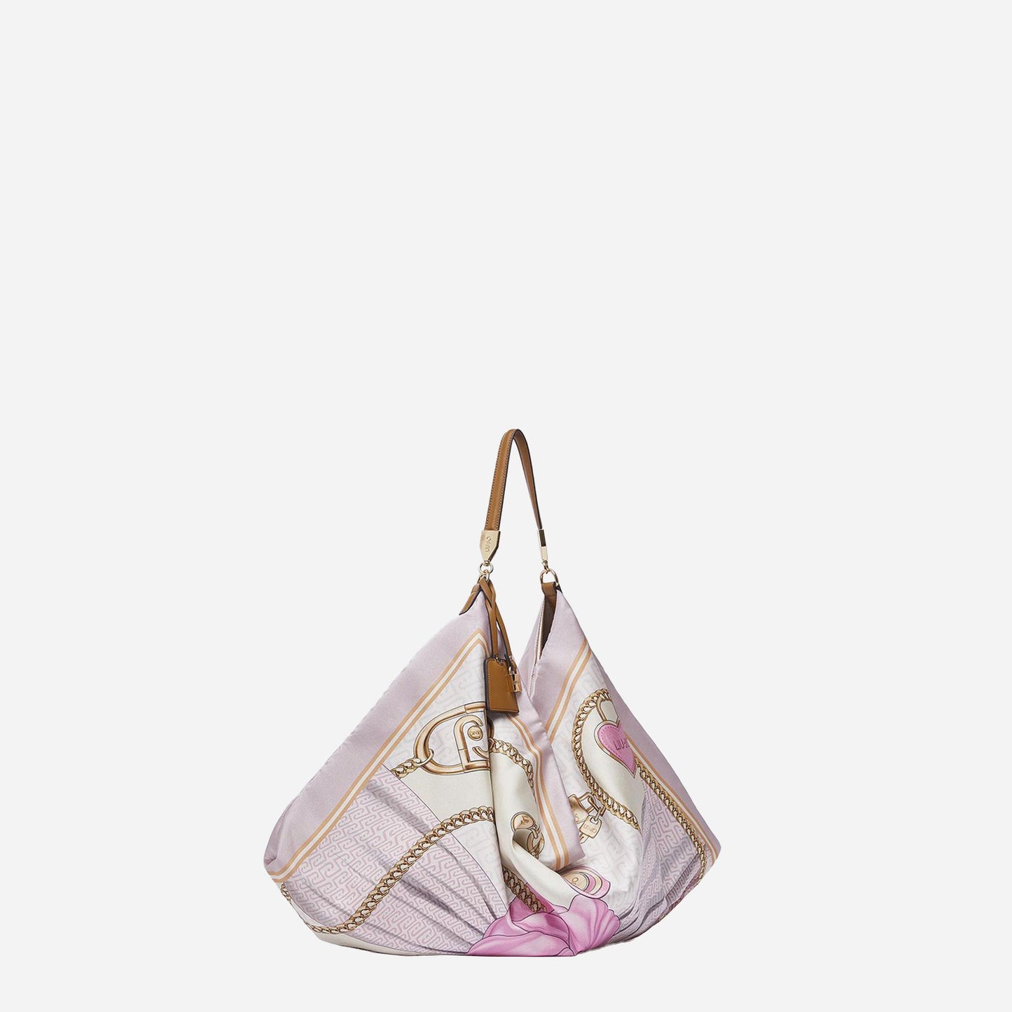 LIU JO Borsa foulard media St.metall.soft peony 