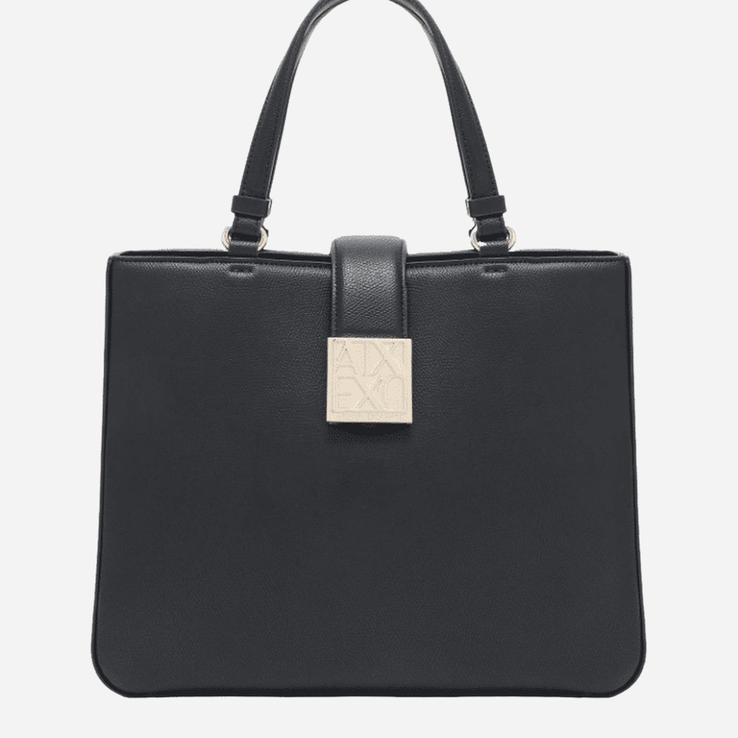 ARMANI EXCHANGE Borsa a mano in ecopelle BLACK 