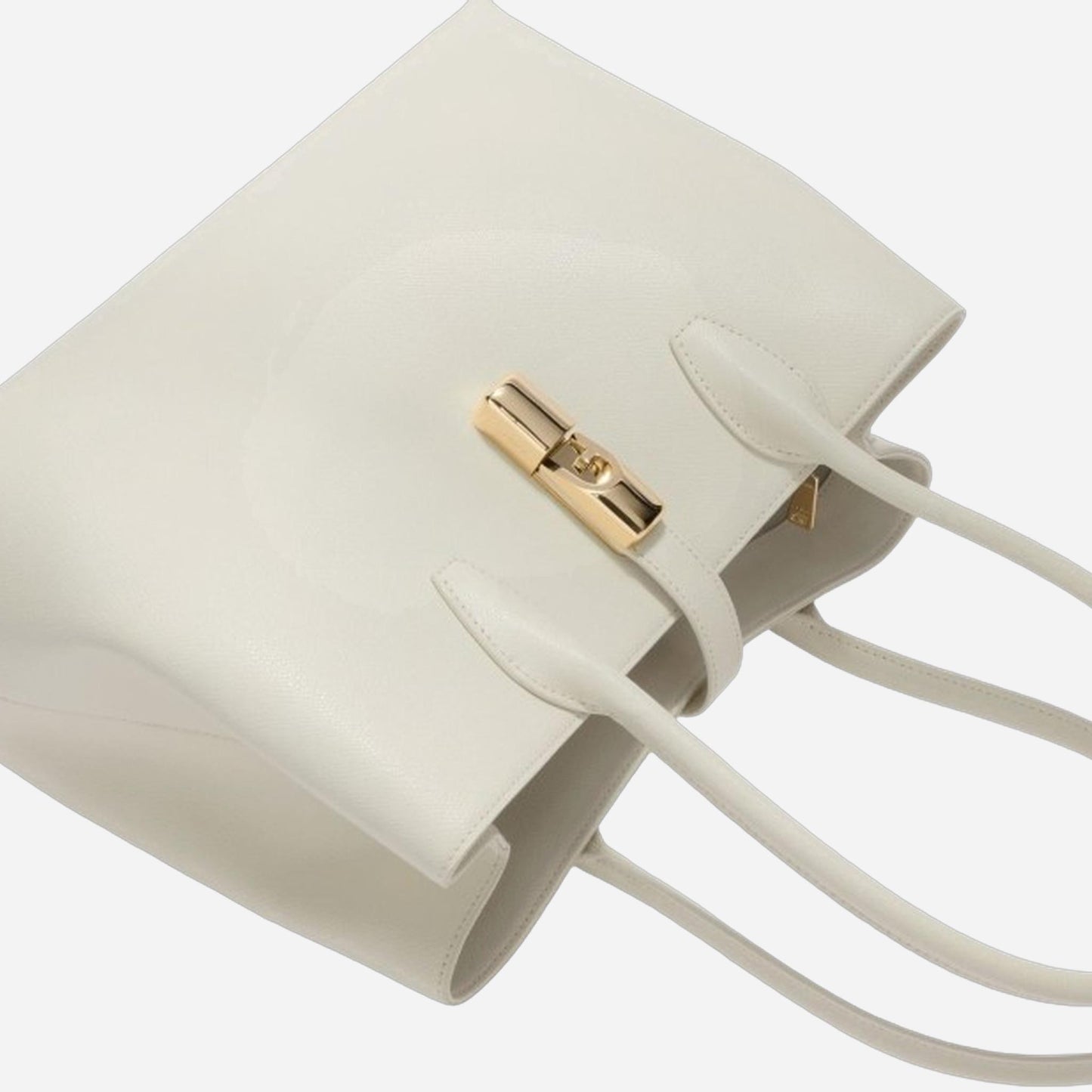 FURLA Furla Debby Borsa A Spalla Large Panna 