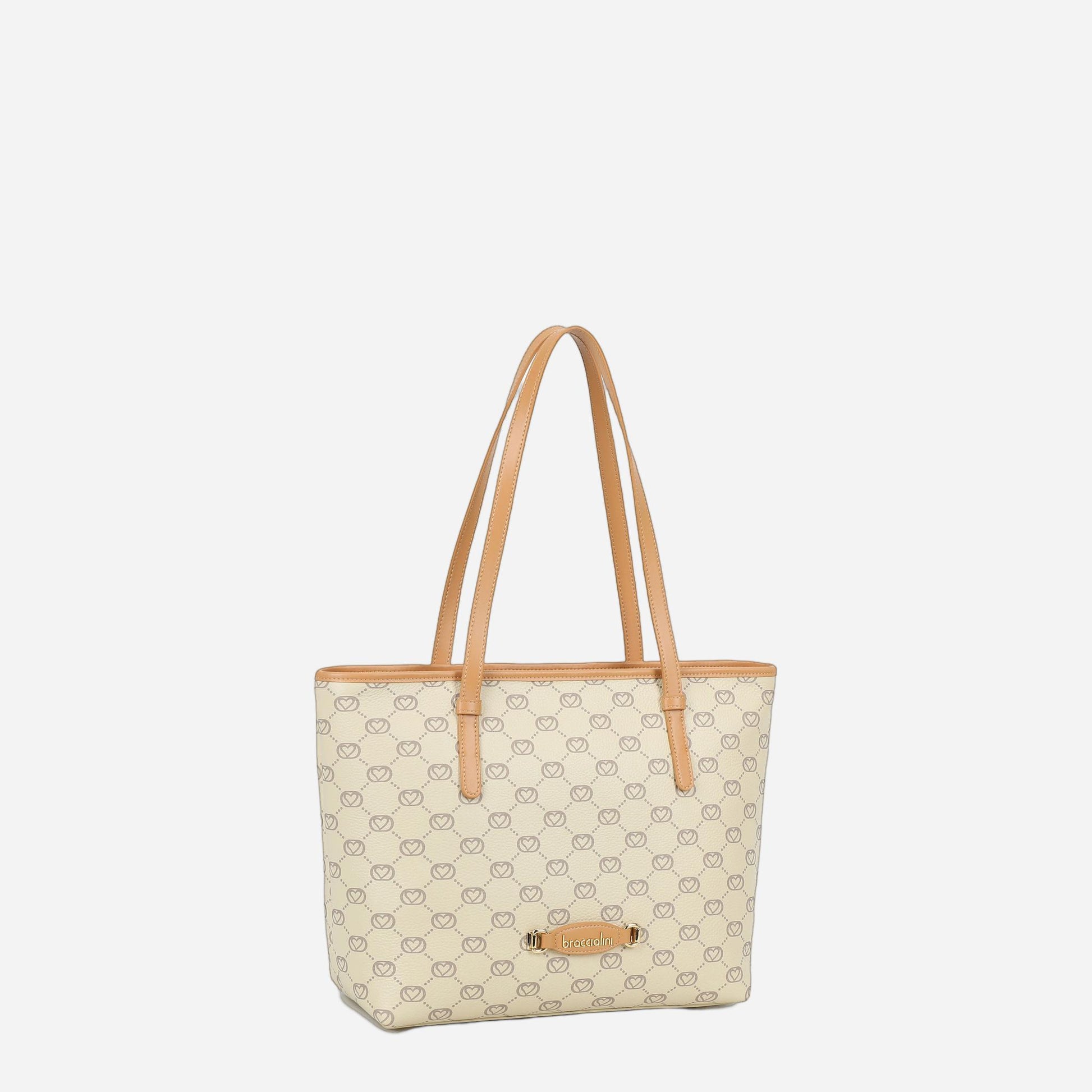 Braccialini Monogram Beige 