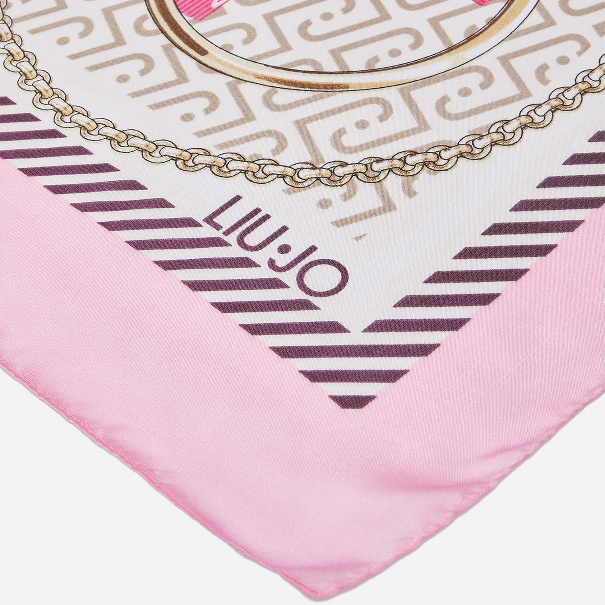 LIU JO Foulard con nastri Peaches 