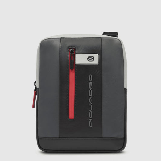 PIQUADRO Borsello uomo porta iPad® in pelle Nero/grigio 