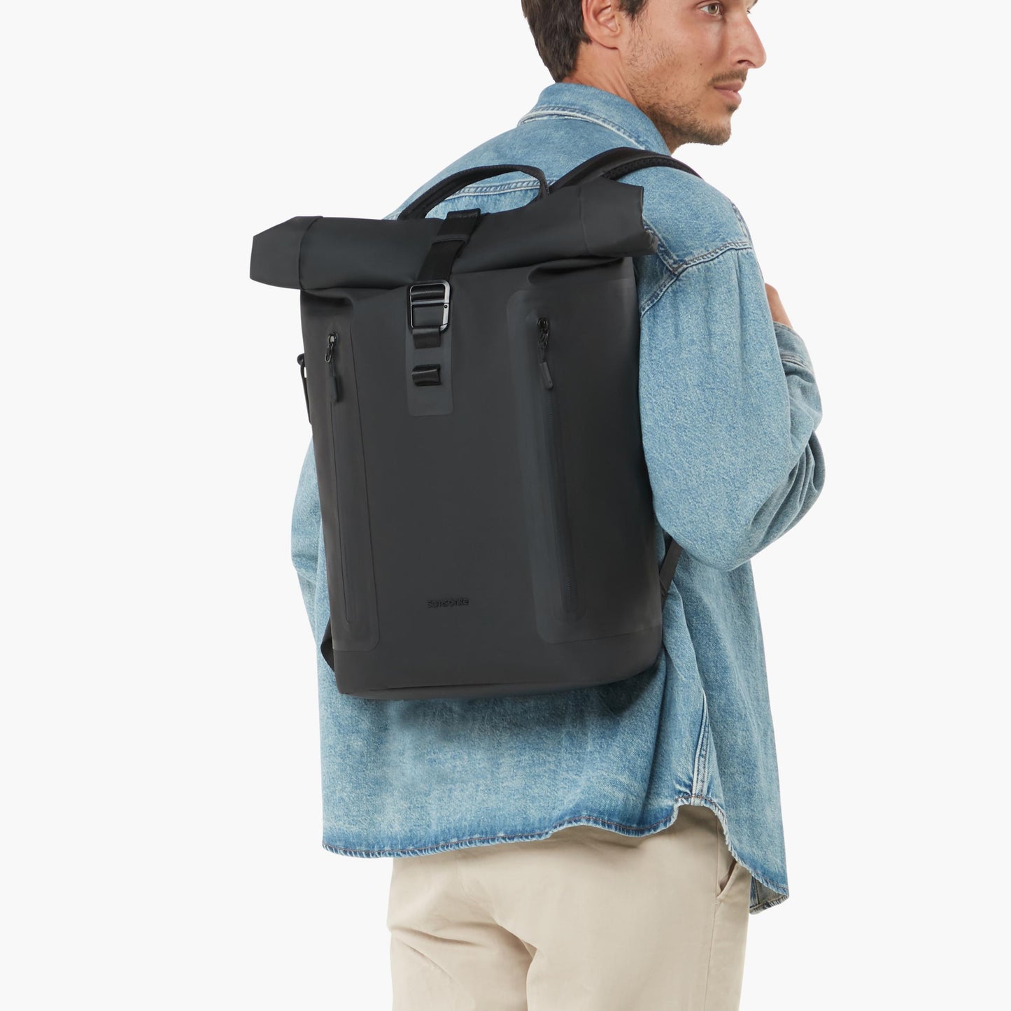 Samsonite COATIFY BIZ Zaino Rooltop porta PC 15.6" BLACK 