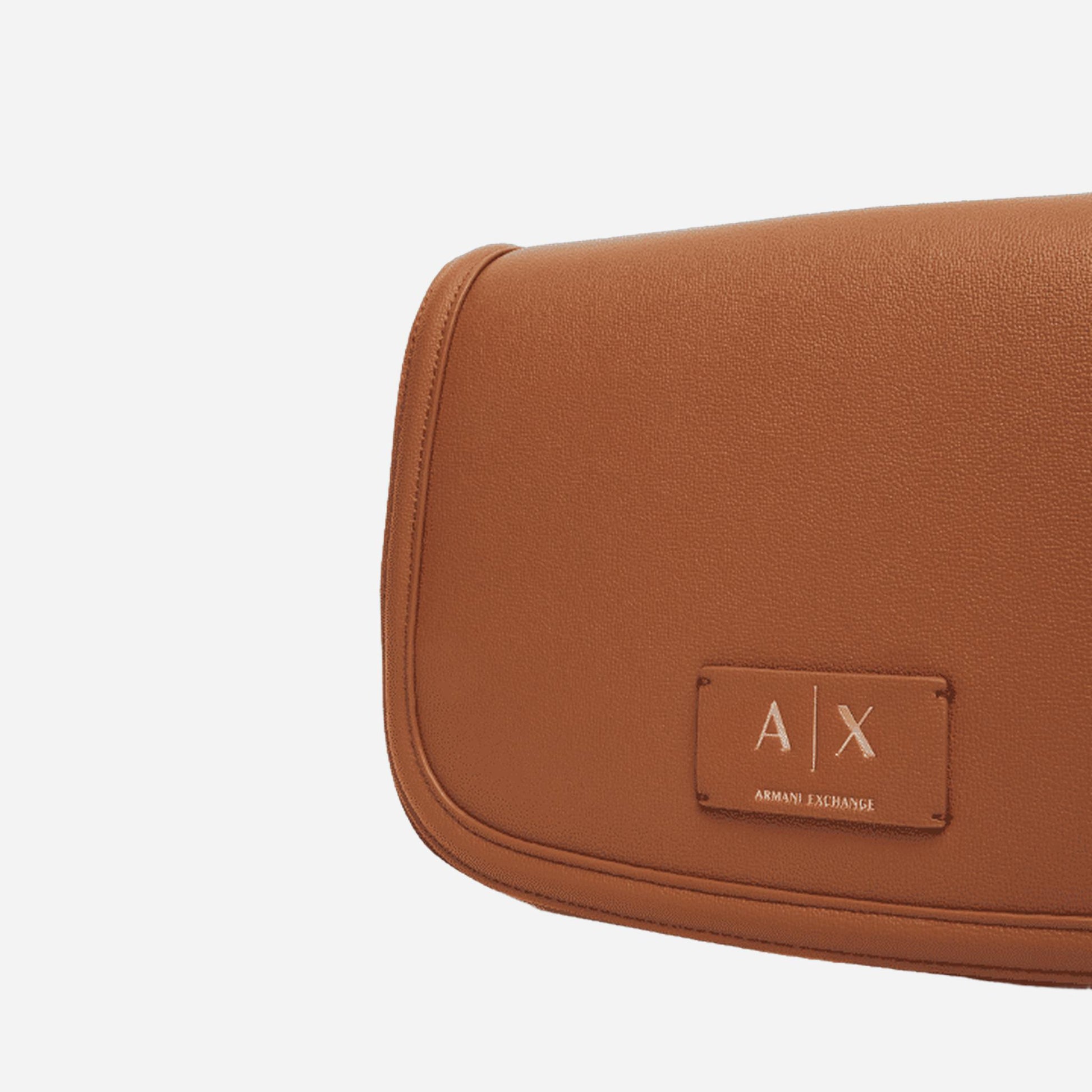 ARMANI EXCHANGE Borsa a tracolla in similpelle SALINE CLAY 