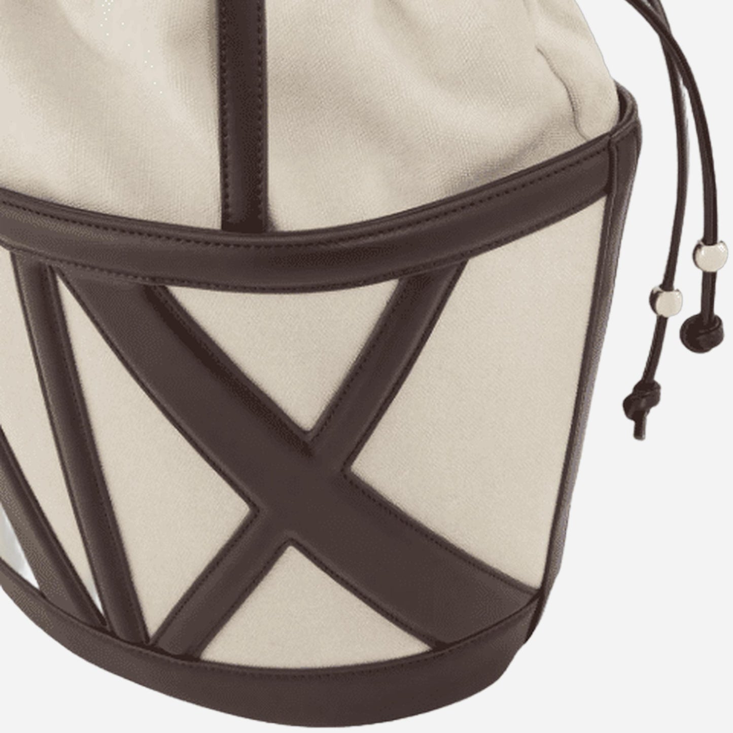 ARMANI EXCHANGE Borsa shopper a spalla in canvas NATURAL / DUSK SHADE 