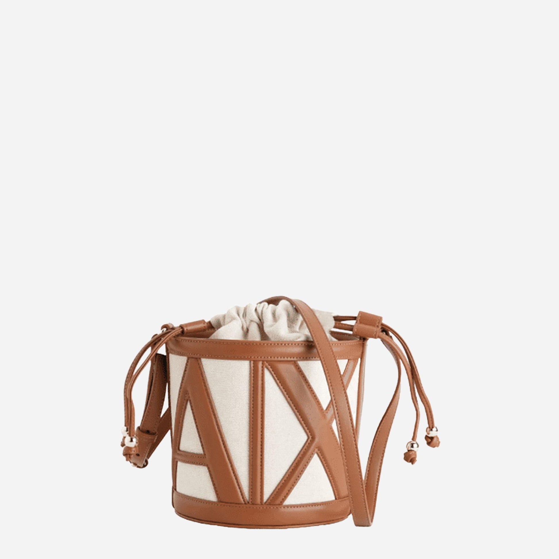 ARMANI EXCHANGE borsa secchiello piccola tracolla NATURAL / SALINE CLAY 