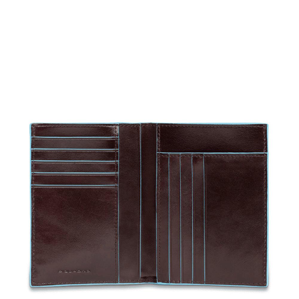 PIQUADRO Portafoglio uomo verticale Mogano 