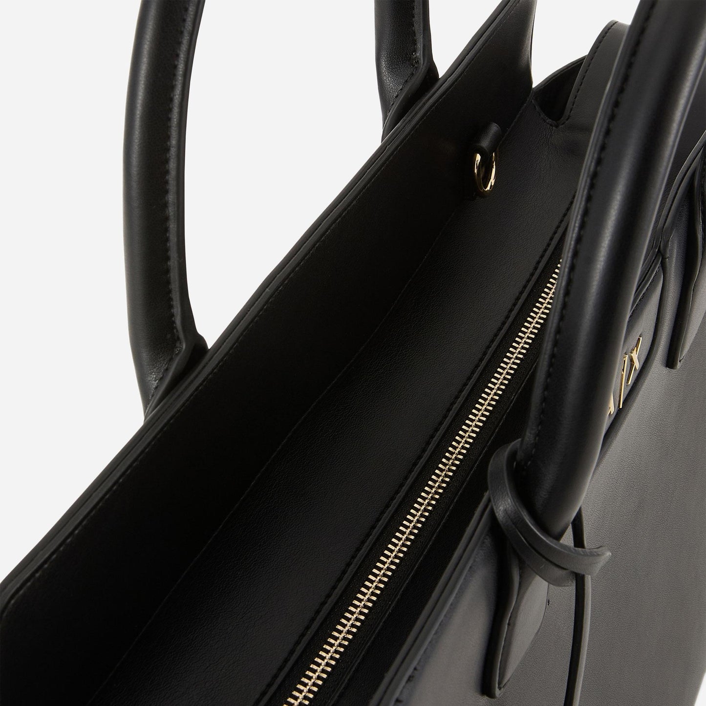 ARMANI EXCHANGE SHOPPING BAG BLACK 