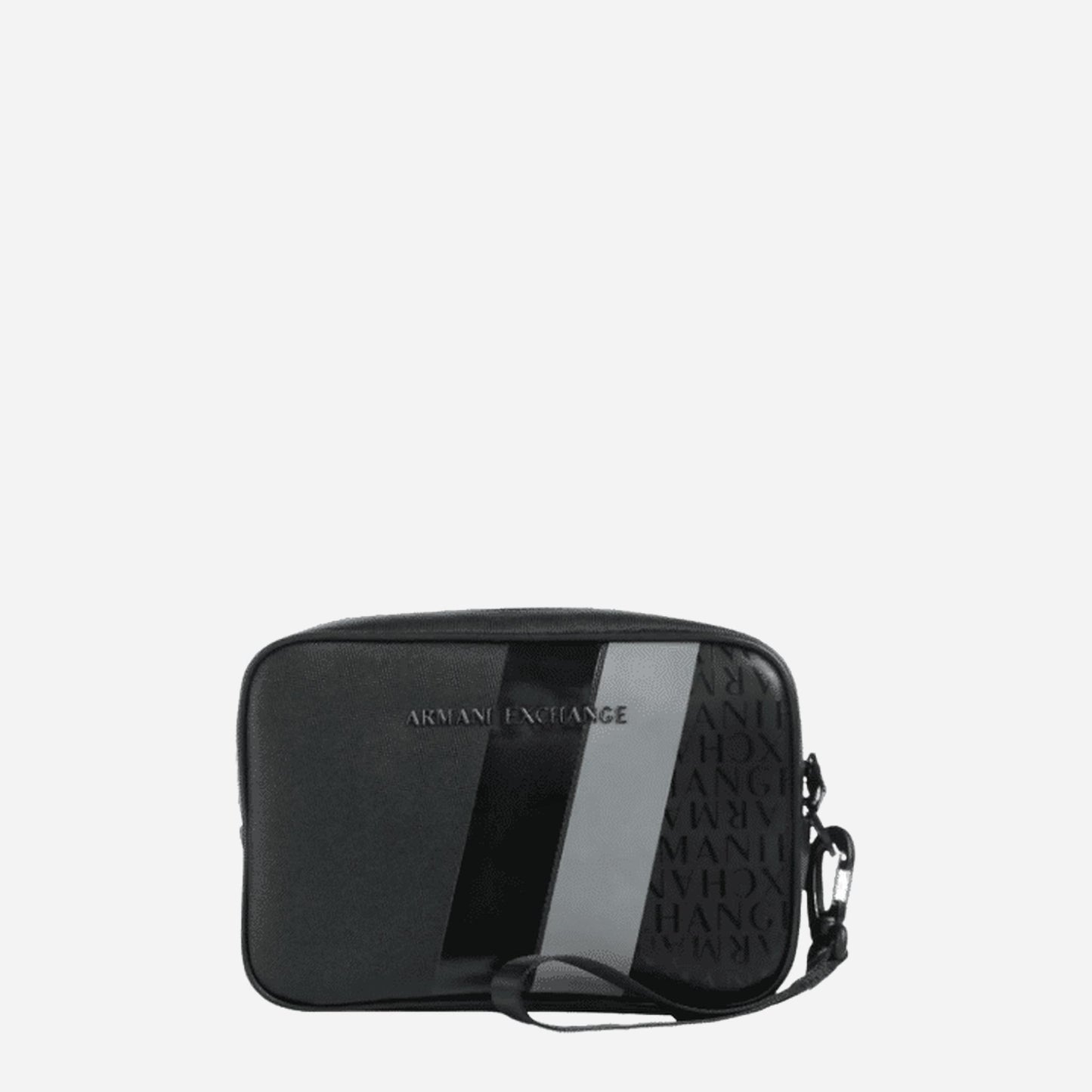 ARMANI EXCHANGE Pochette a tracolla staccabile BLACK/GUNMETAL/SHINY BLACK 
