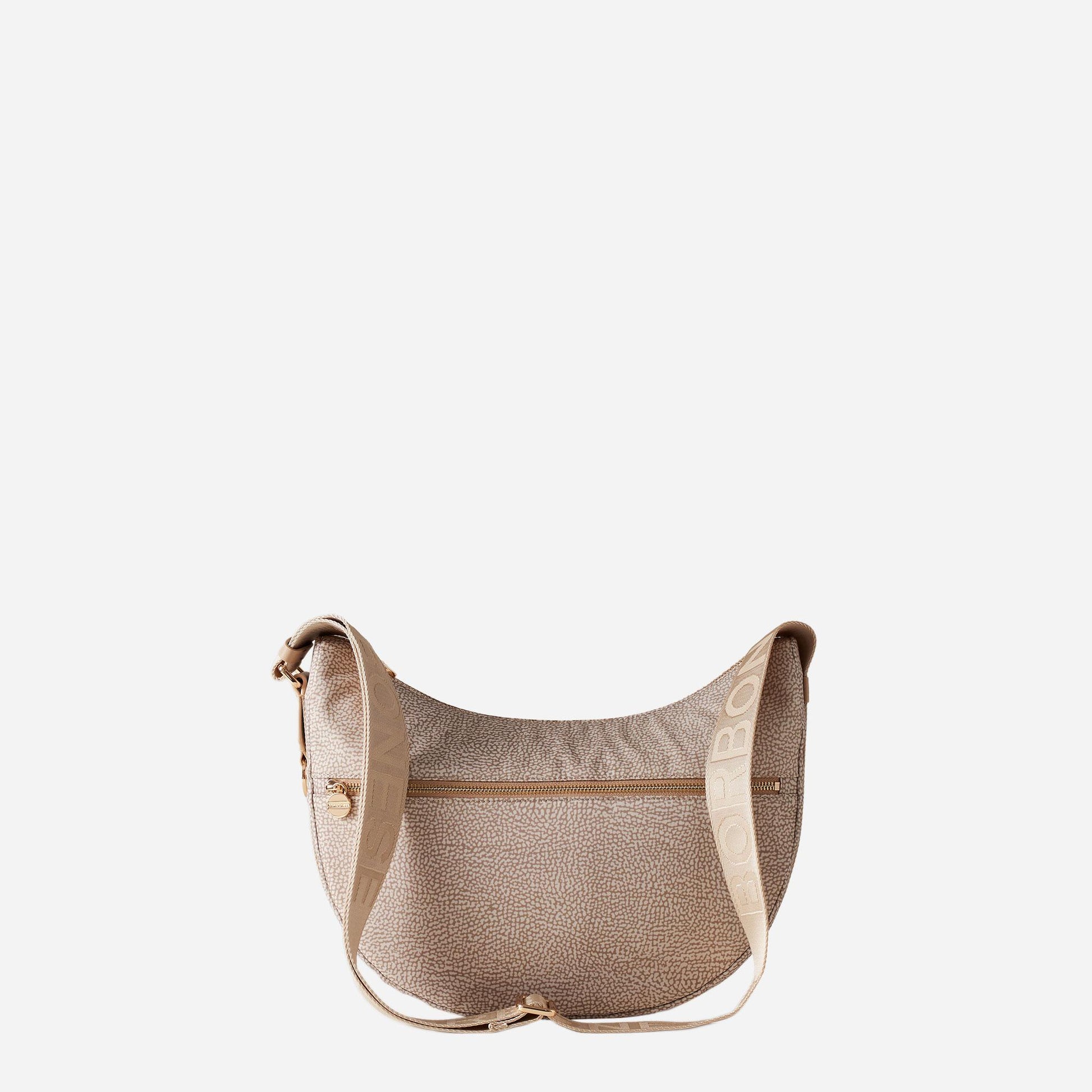 borbonese ECO LINE LUNA BAG MIDDLE Sabbia 