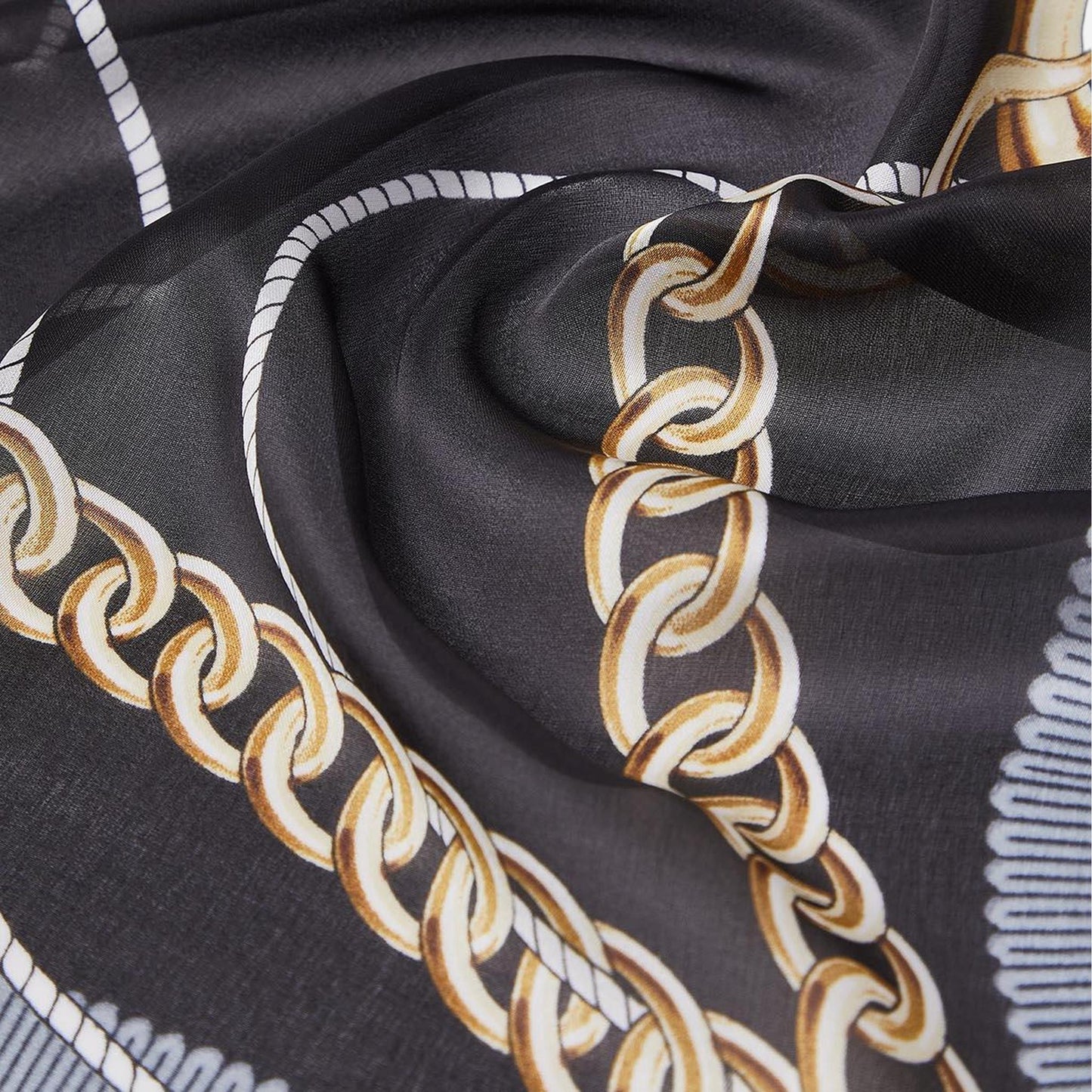 LIU JO Foulard con nastri Dusty blue 