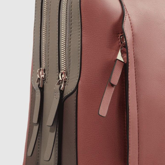 PIQUADRO Zaino donna in pelle arancio/marrone 