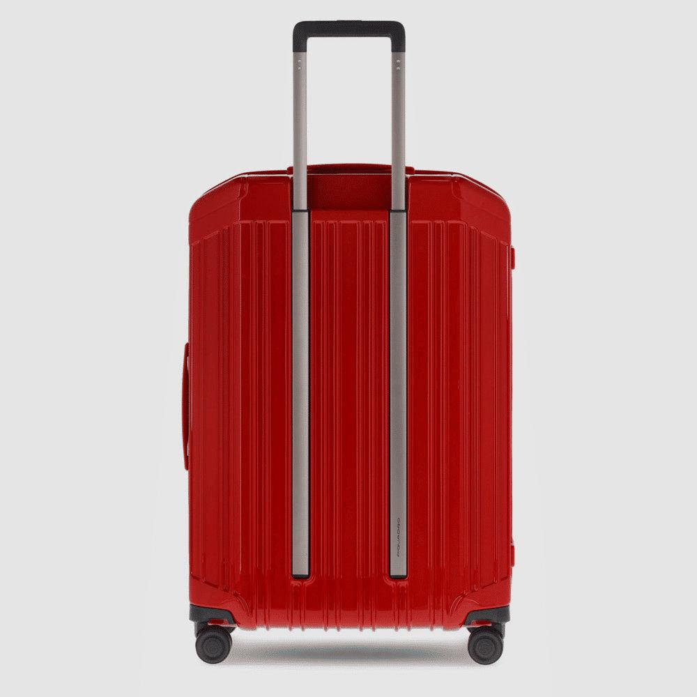 PIQUADRO Trolley medio rigido a quattro ruote Rosso 