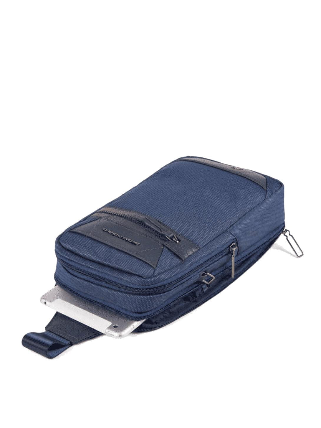 PIQUADRO Monospalla porta iPad®mini Blu 