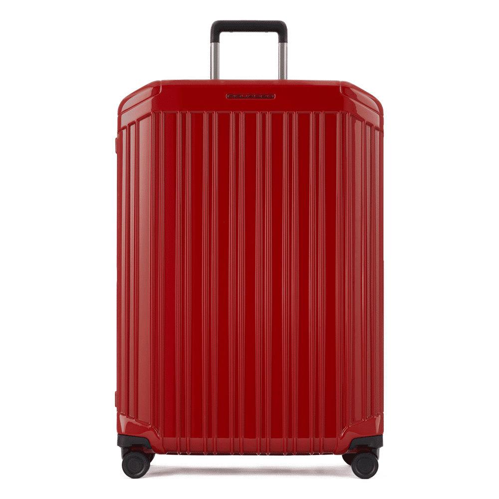 PIQUADRO Trolley grande rigido a quattro ruote Rosso 