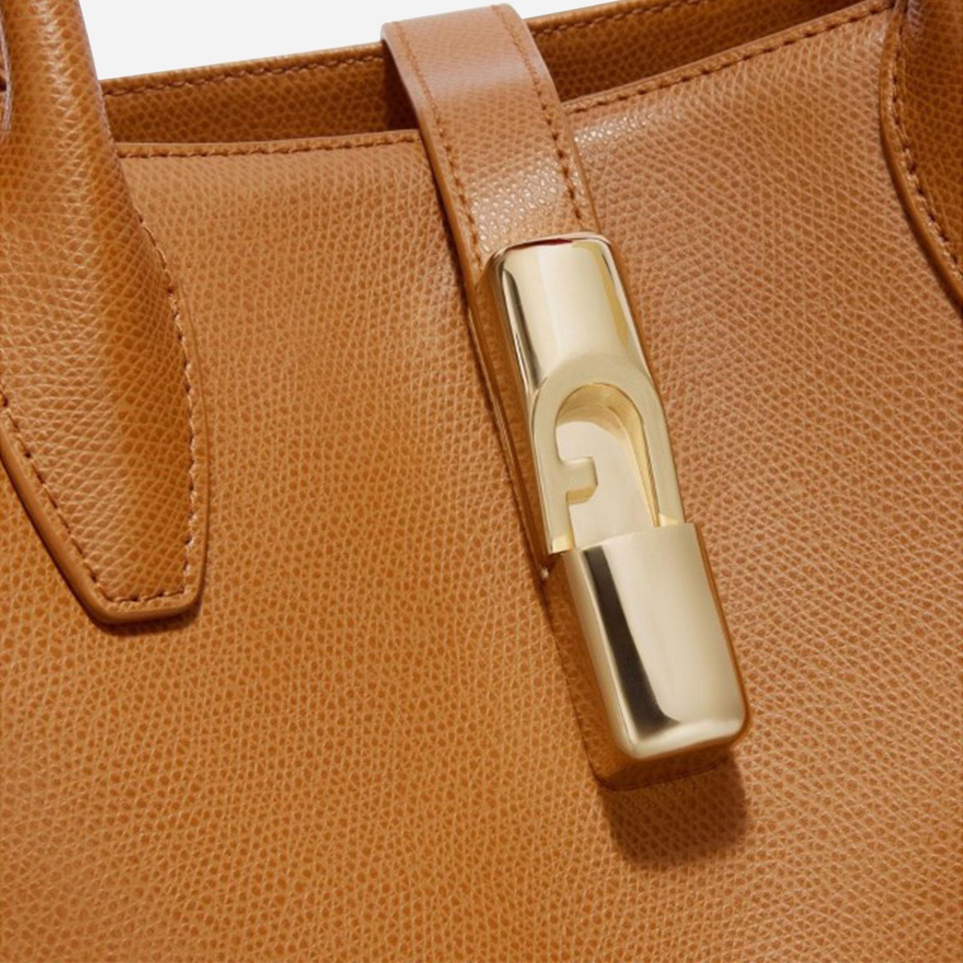 FURLA Furla Debby Borsa A Spalla Large Tabacco 