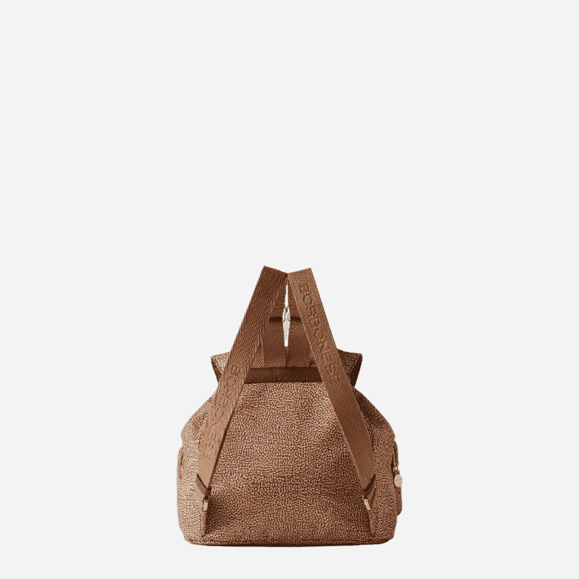borbonese GEMINI ZAINO MEDIUM Beige/marrone 