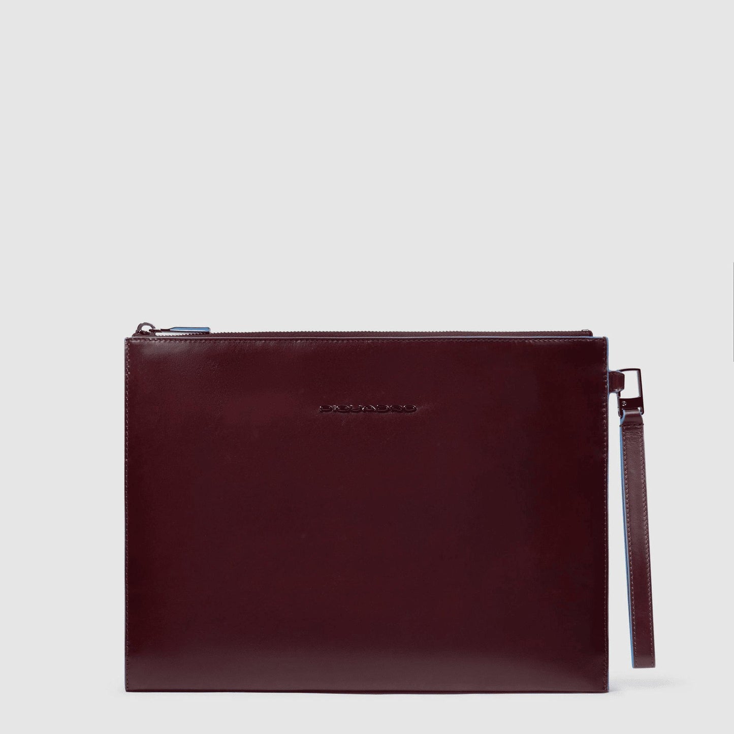 PIQUADRO Pochette uomo porta iPad® in pelle con polsiera Mogano 