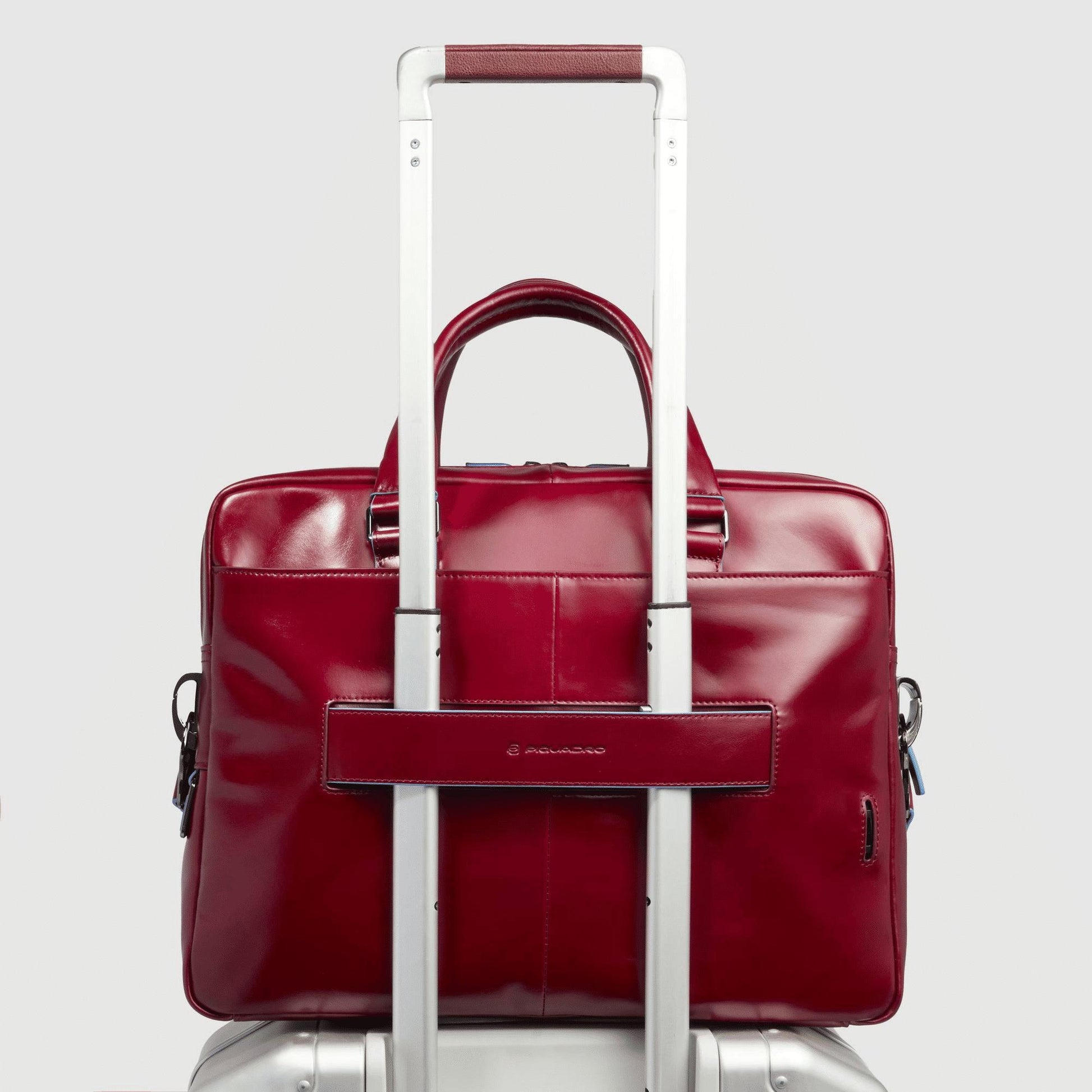 PIQUADRO Cartella sottile per computer e iPad®Pro 12,9" Rosso 