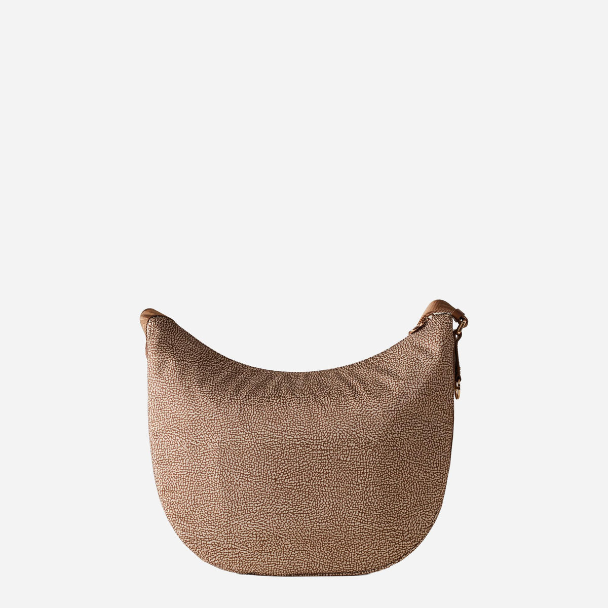 borbonese ECO LINE LUNA BAG MEDIUM Beige/marrone 