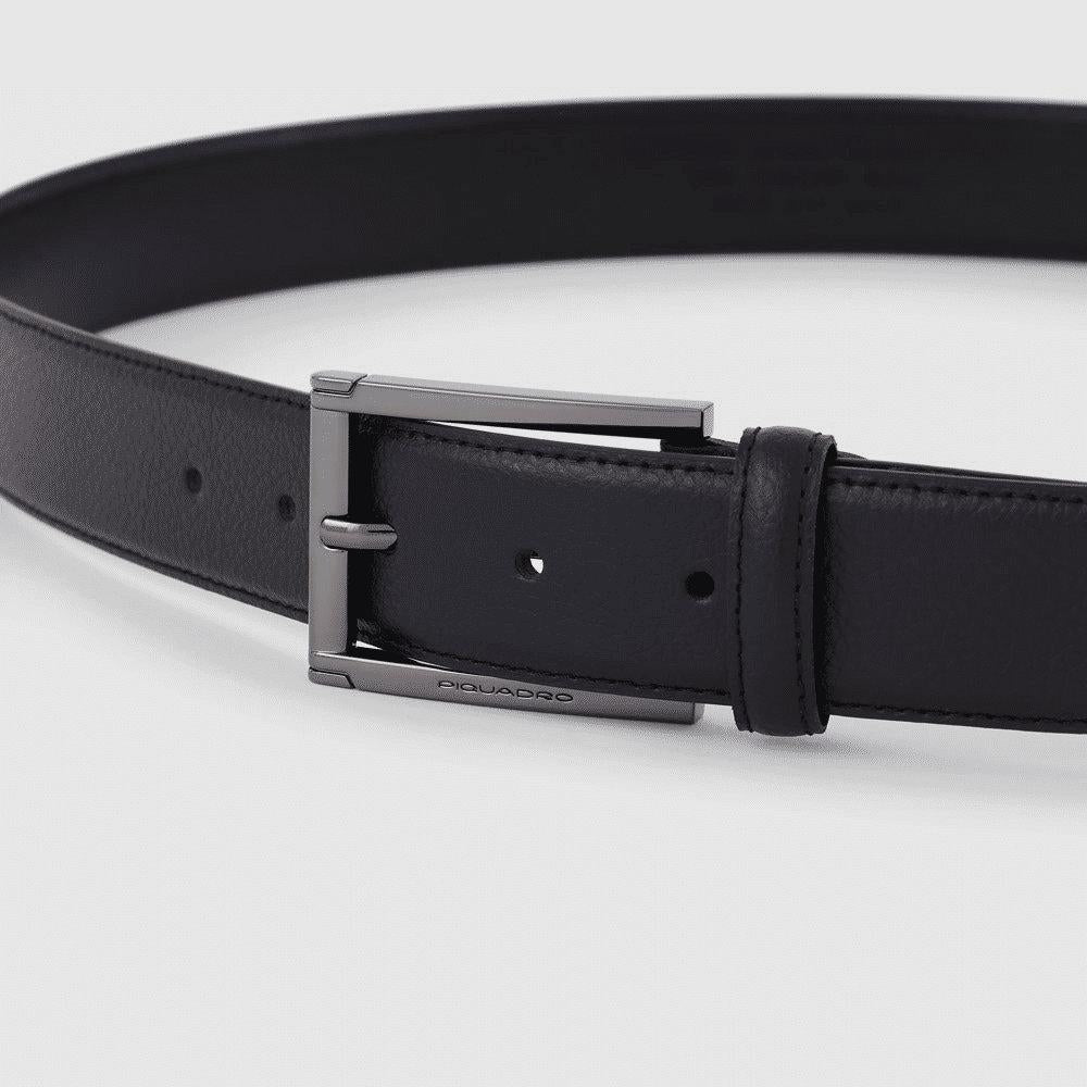 PIQUADRO Cintura uomo in pelle Nero 