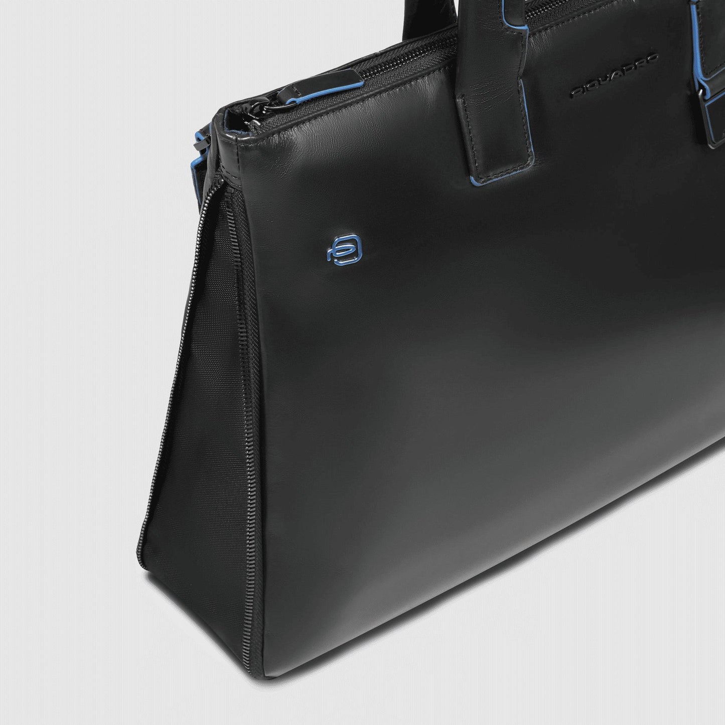 PIQUADRO Borsa sottile porta pc e porta iPad® in pelle Nero 