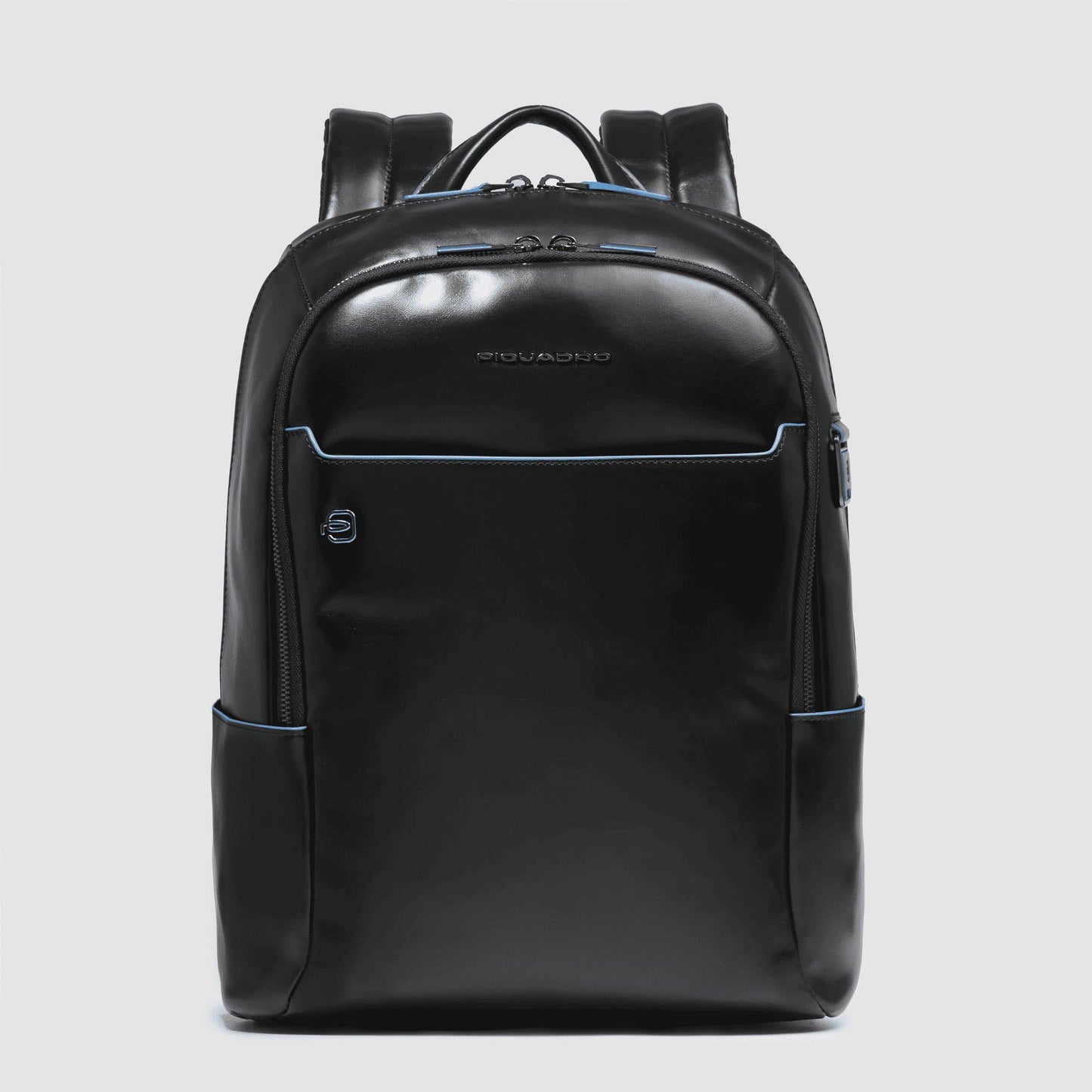 PIQUADRO Zaino piccolo porta pc e iPad® in pelle Nero 